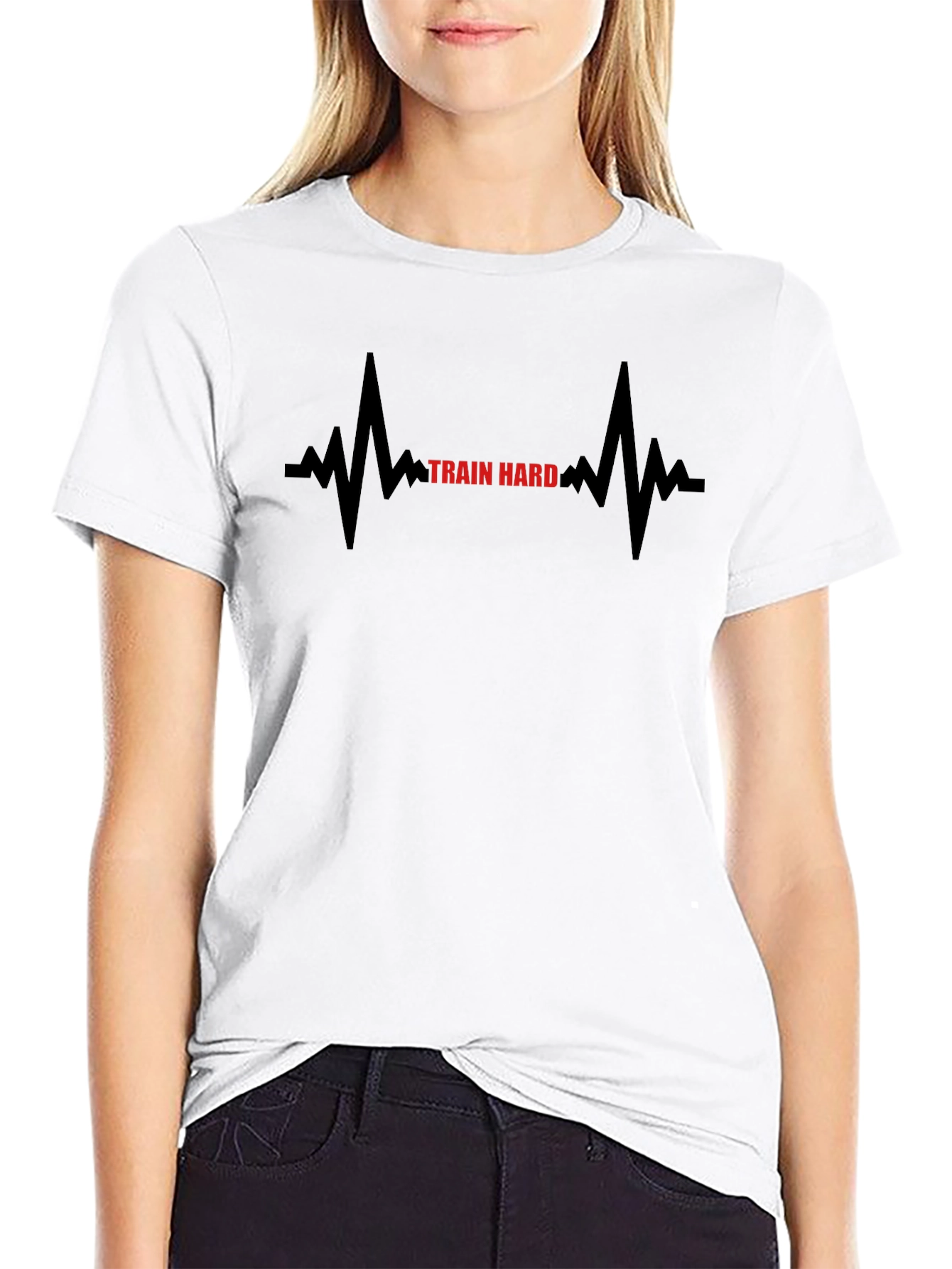 Train Hard T-Shirt - Fitness Motivation Tee