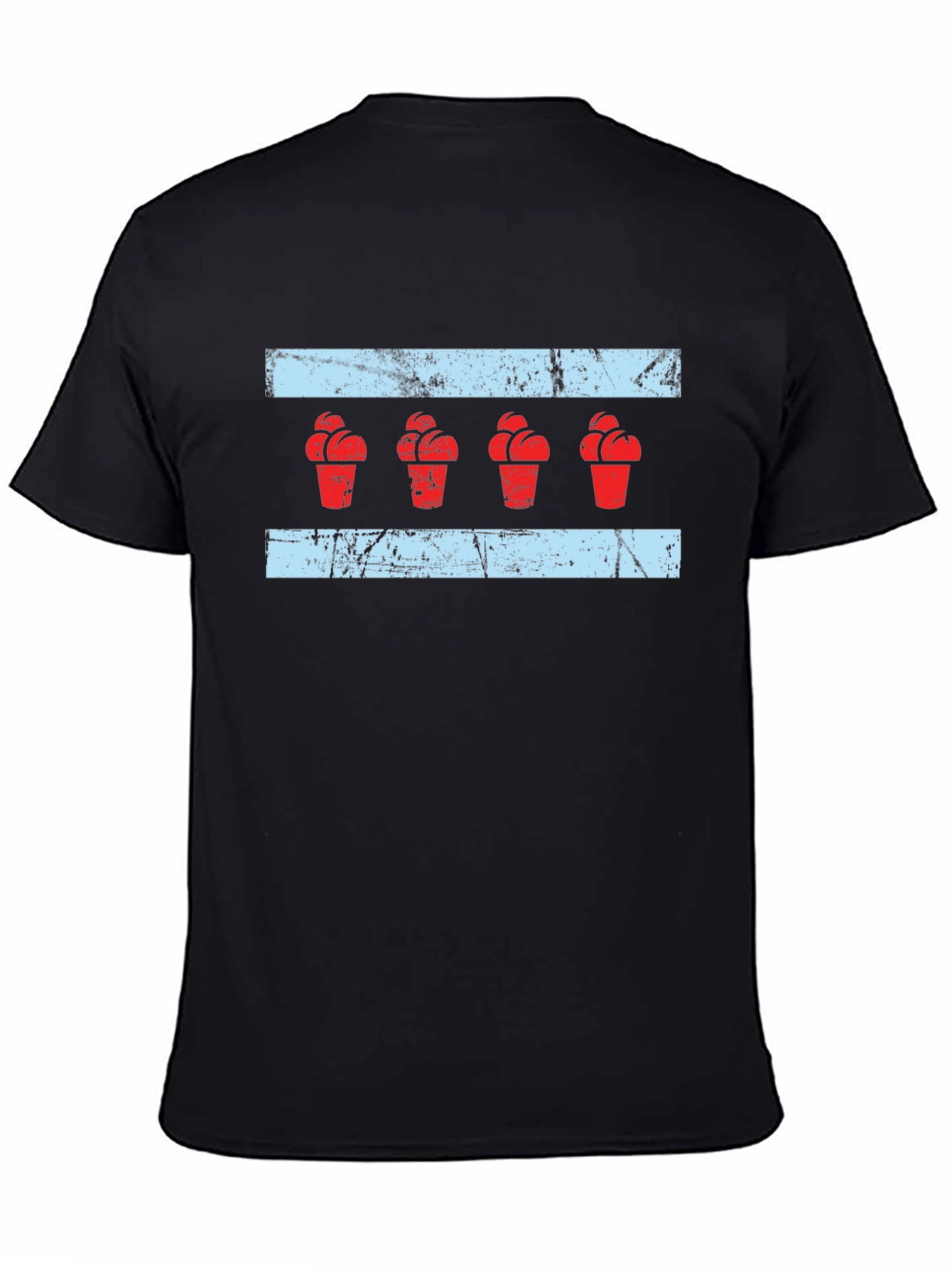 Chicago Ice Cream Flag Graphic Tee
