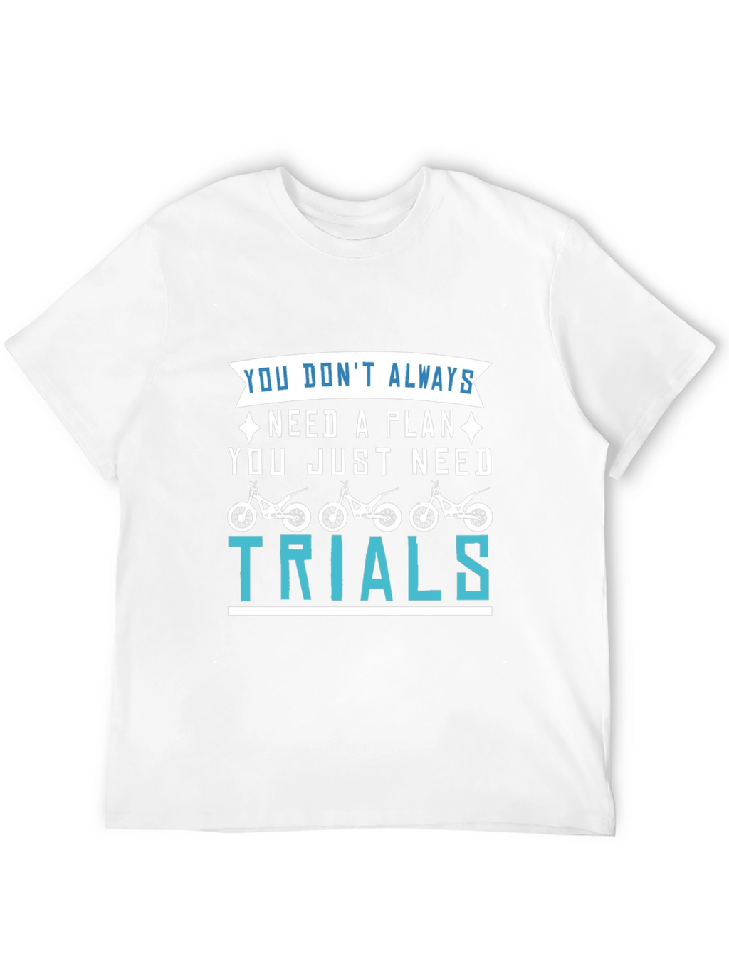 Trials Motorcycle Graphic T-Shirt - Black
