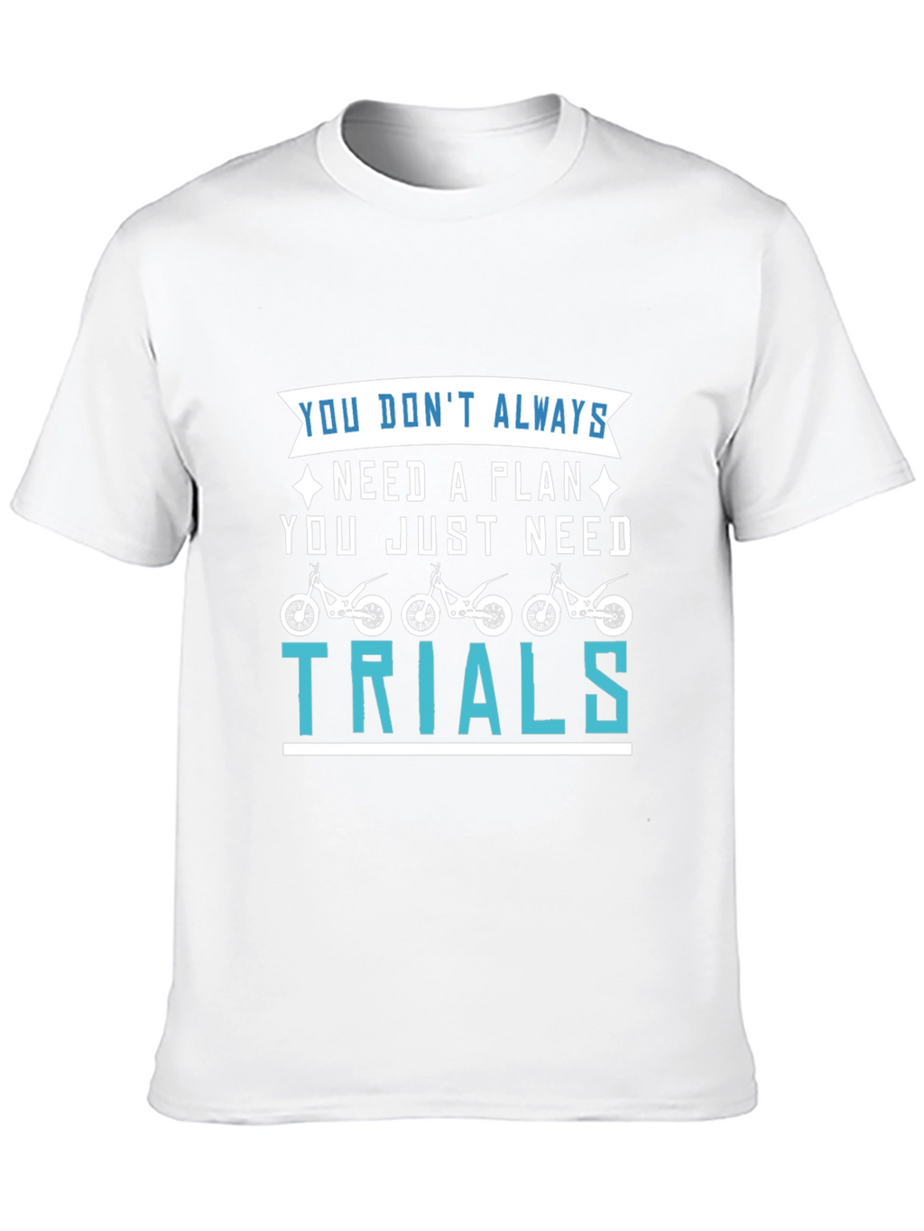 Trials Motorcycle Graphic T-Shirt - Black