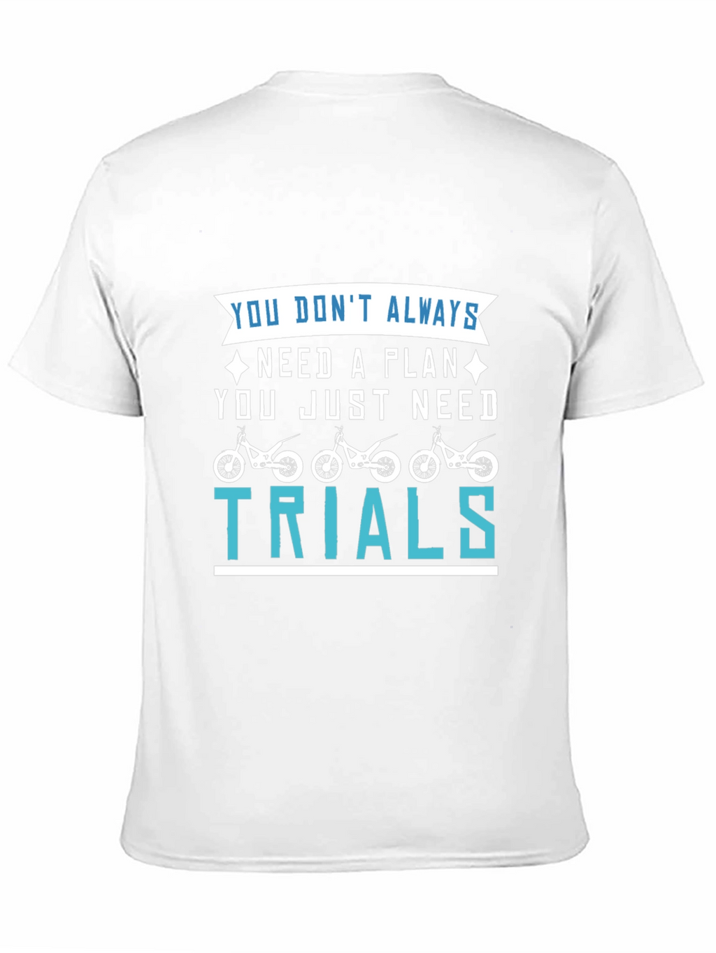 Trials Motorcycle Graphic T-Shirt - Black