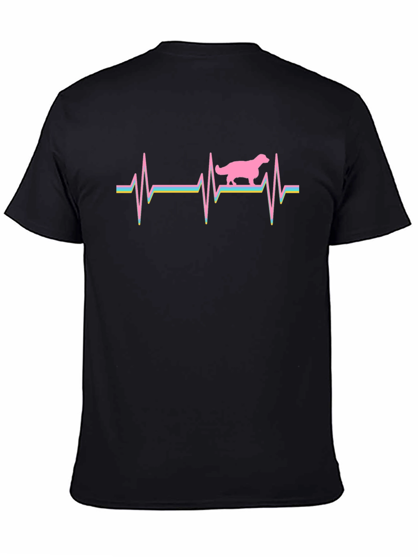 Dog Heartbeat Graphic T-Shirt - Unisex Cotton Tee