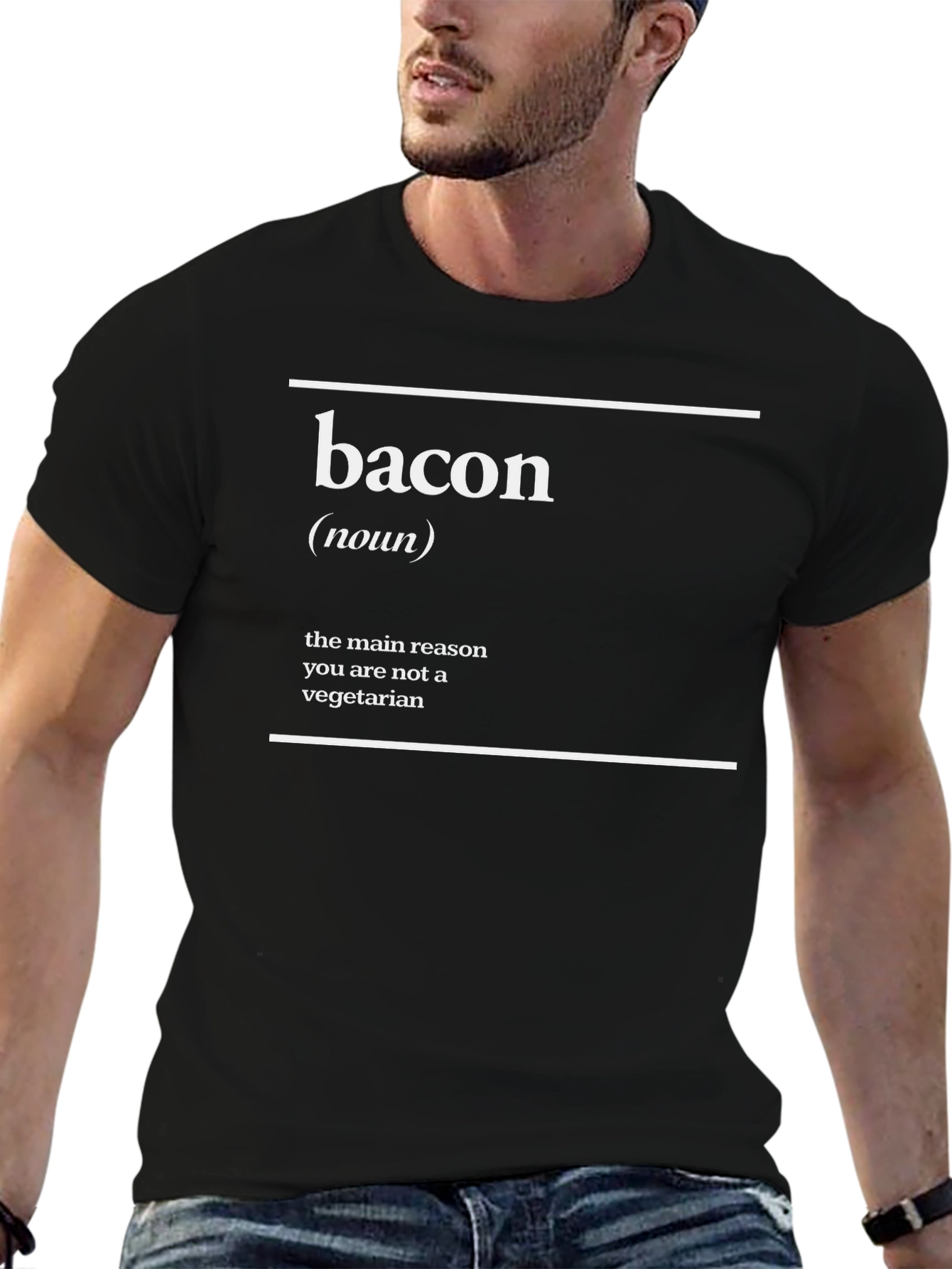 Bacon Definition T-Shirt - Funny Meat Lover Tee