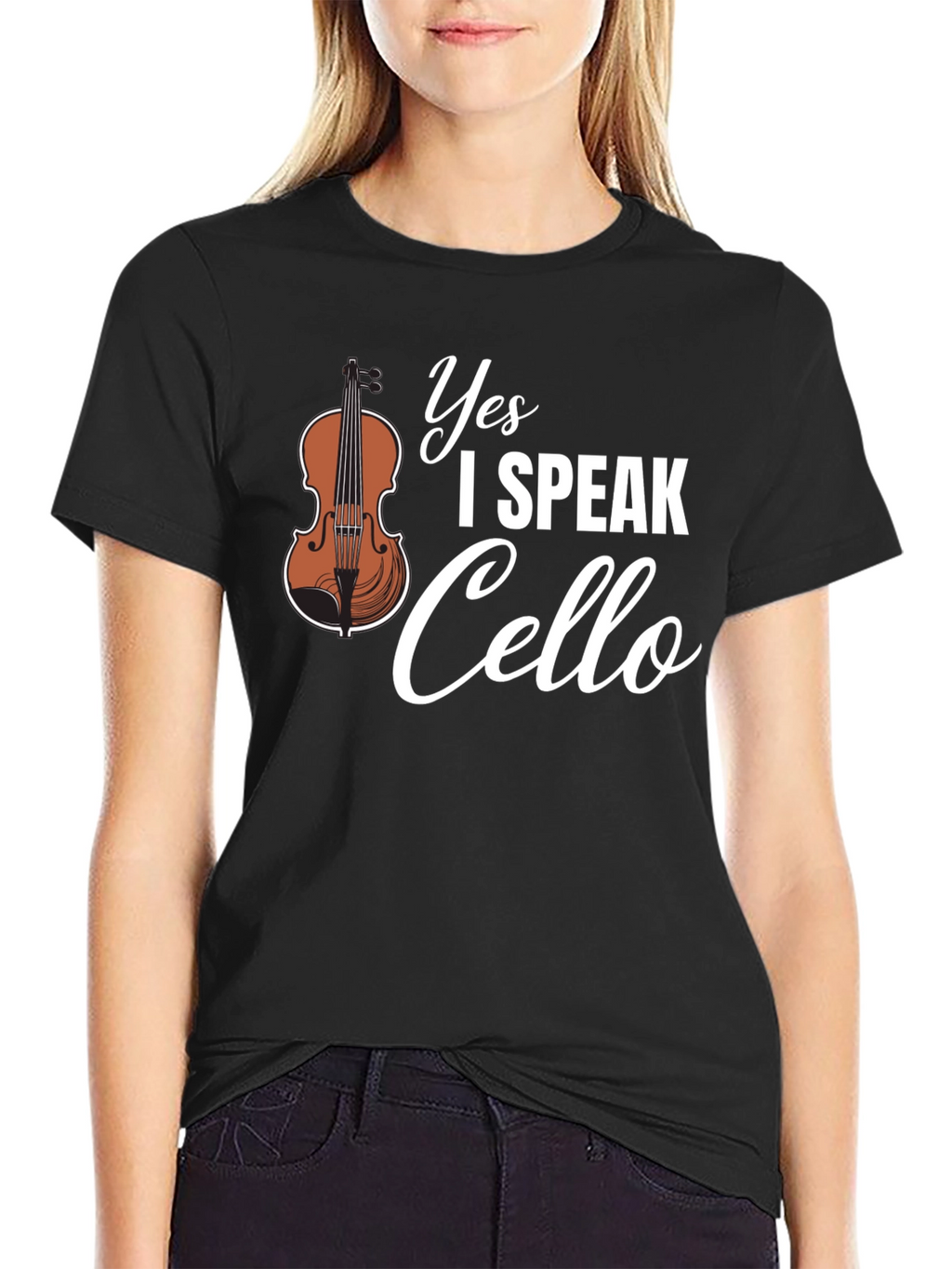 Yes I Speak Cello Musician T-Shirt