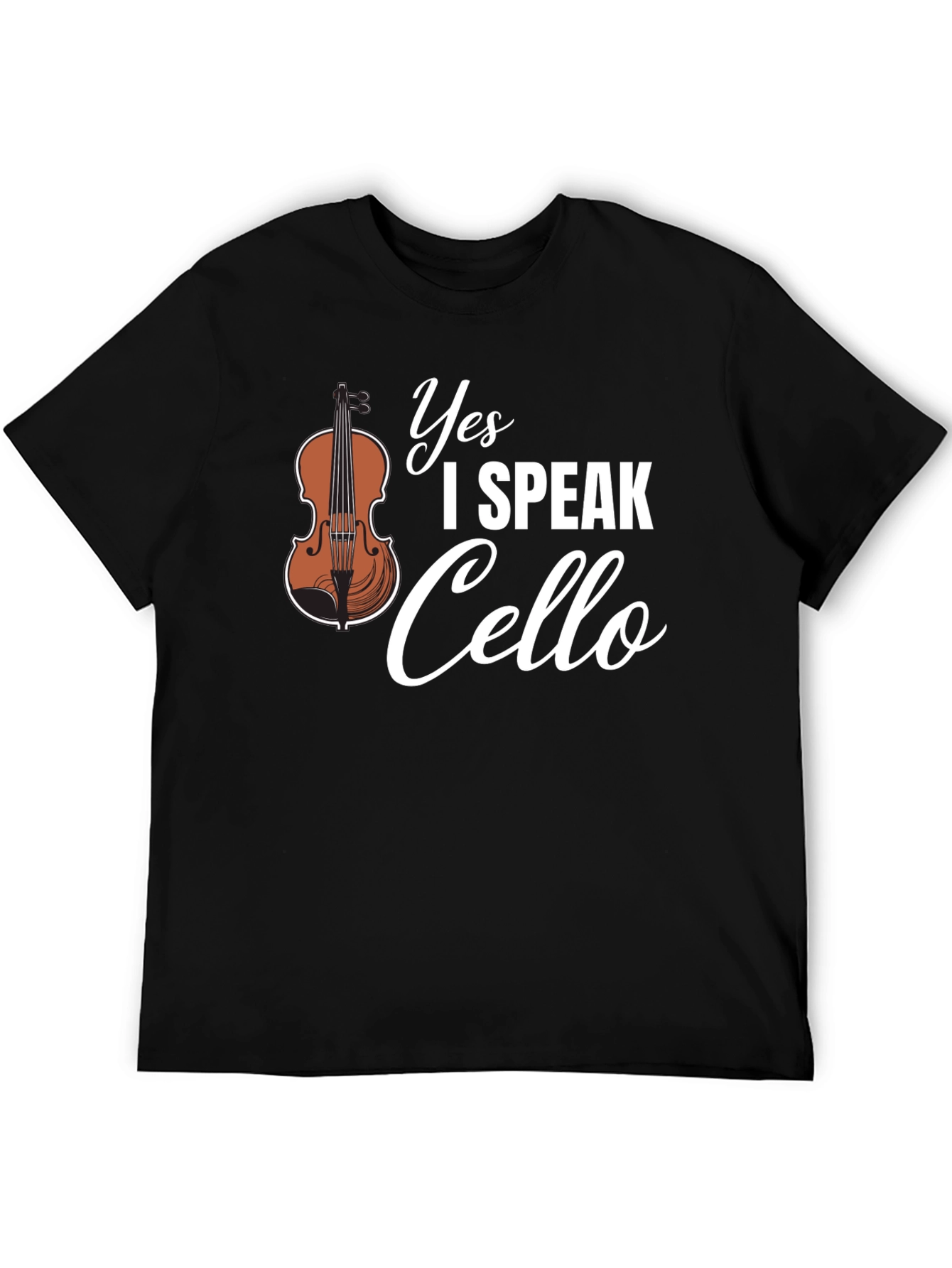 Yes I Speak Cello Musician T-Shirt