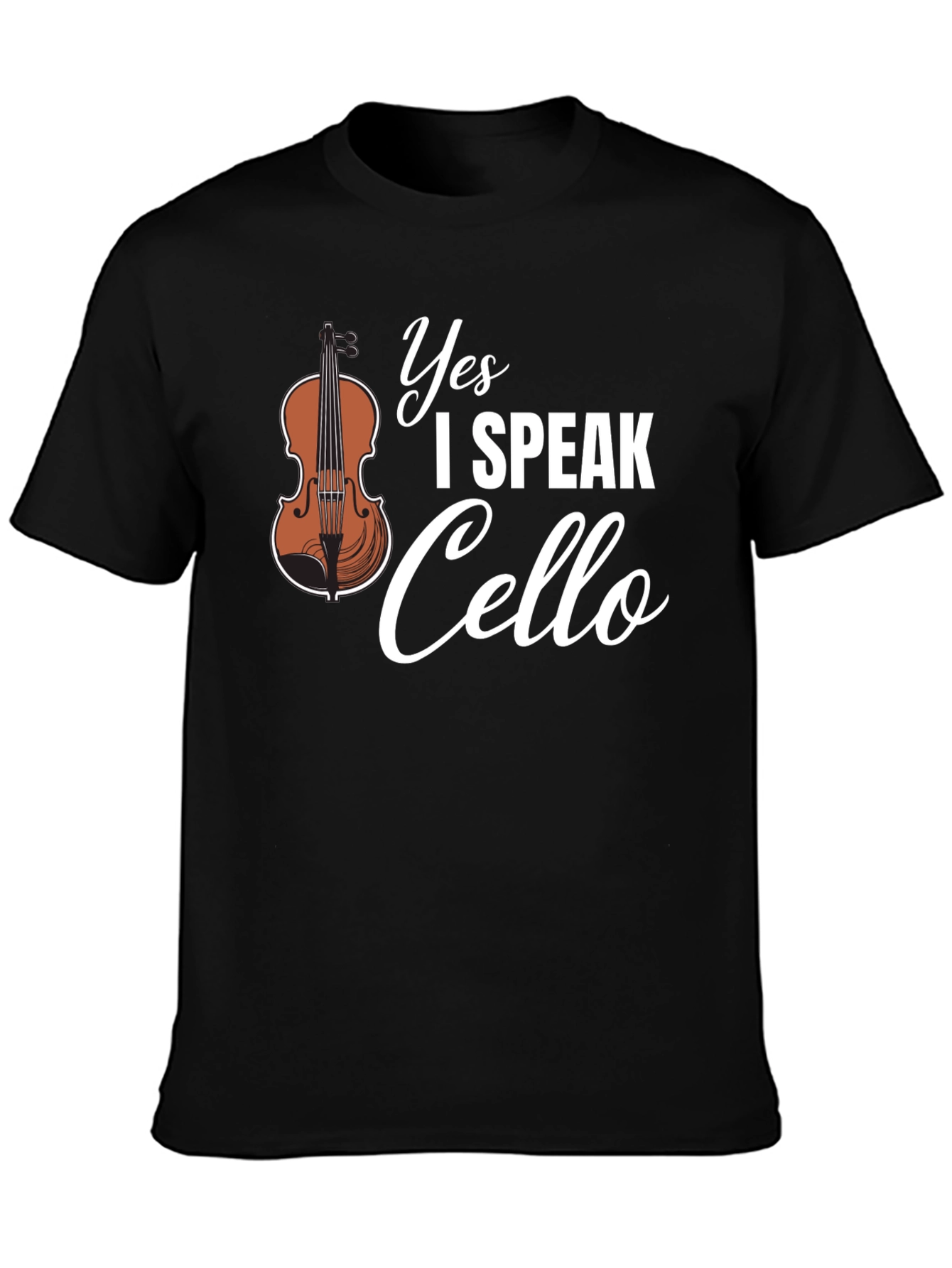 Yes I Speak Cello Musician T-Shirt