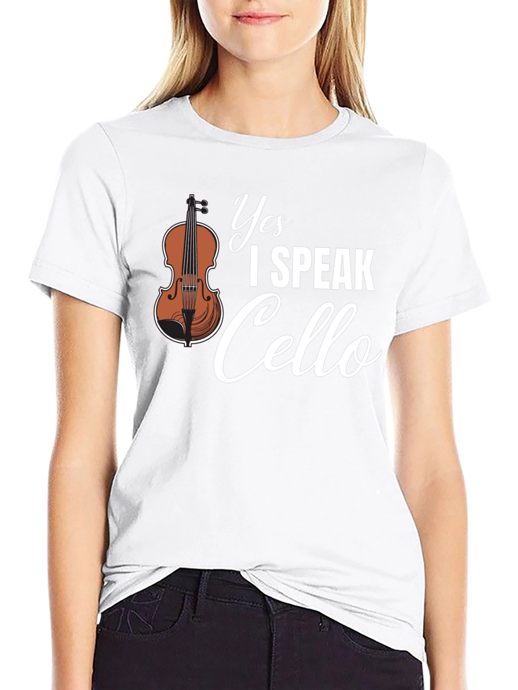 Yes I Speak Cello Musician T-Shirt