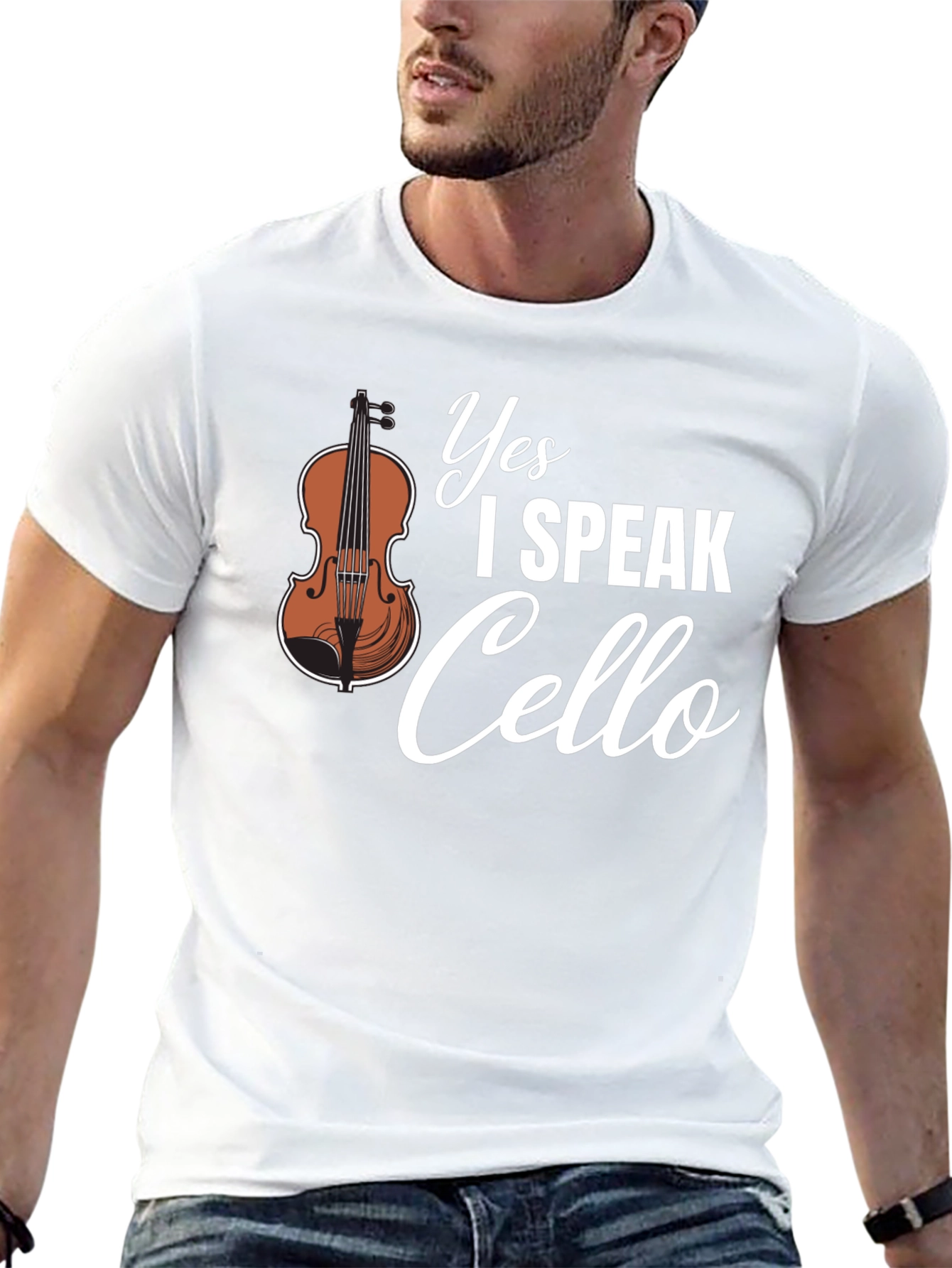 Yes I Speak Cello Musician T-Shirt