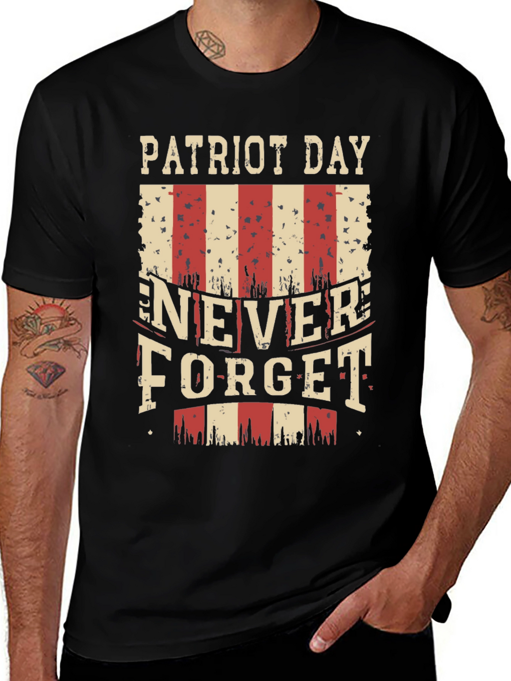 Patriot Day Never Forget Graphic Tee