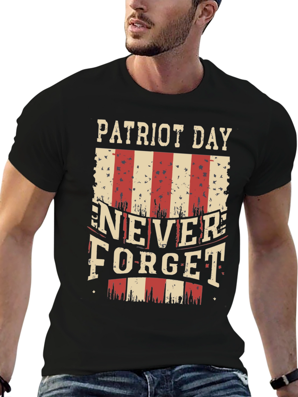 Patriot Day Never Forget Graphic Tee