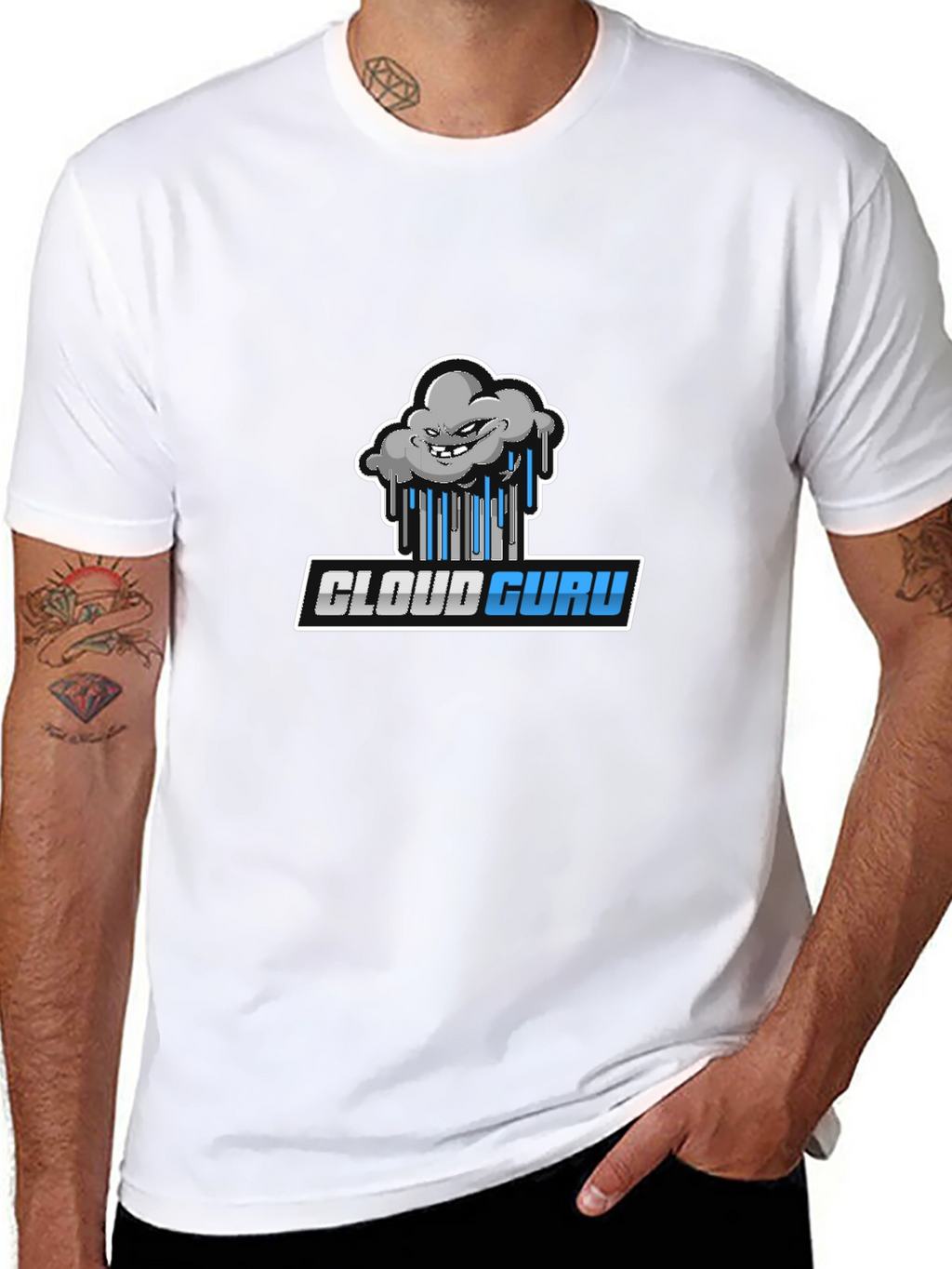 Cloud Guru Black T-Shirt - Tech Inspired Design