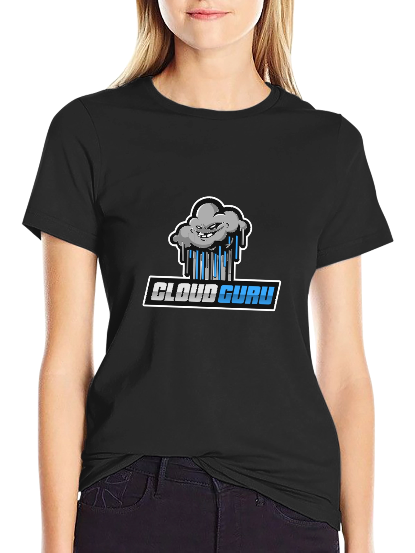 Cloud Guru Black T-Shirt - Tech Inspired Design