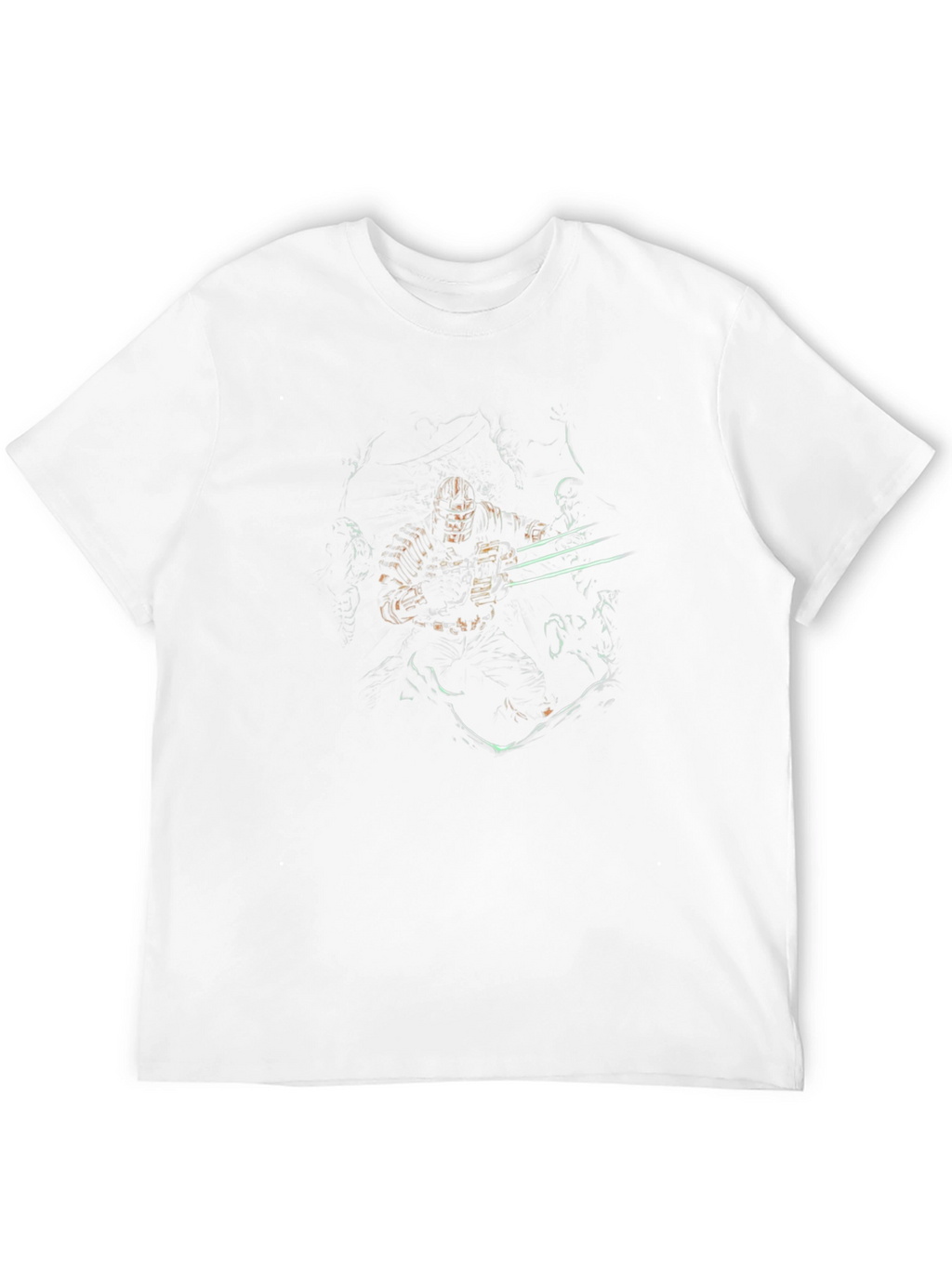 Grim Warrior Graphic Black T-Shirt