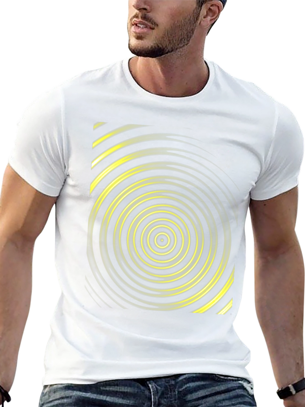 Hypnotic Circle Graphic Tee