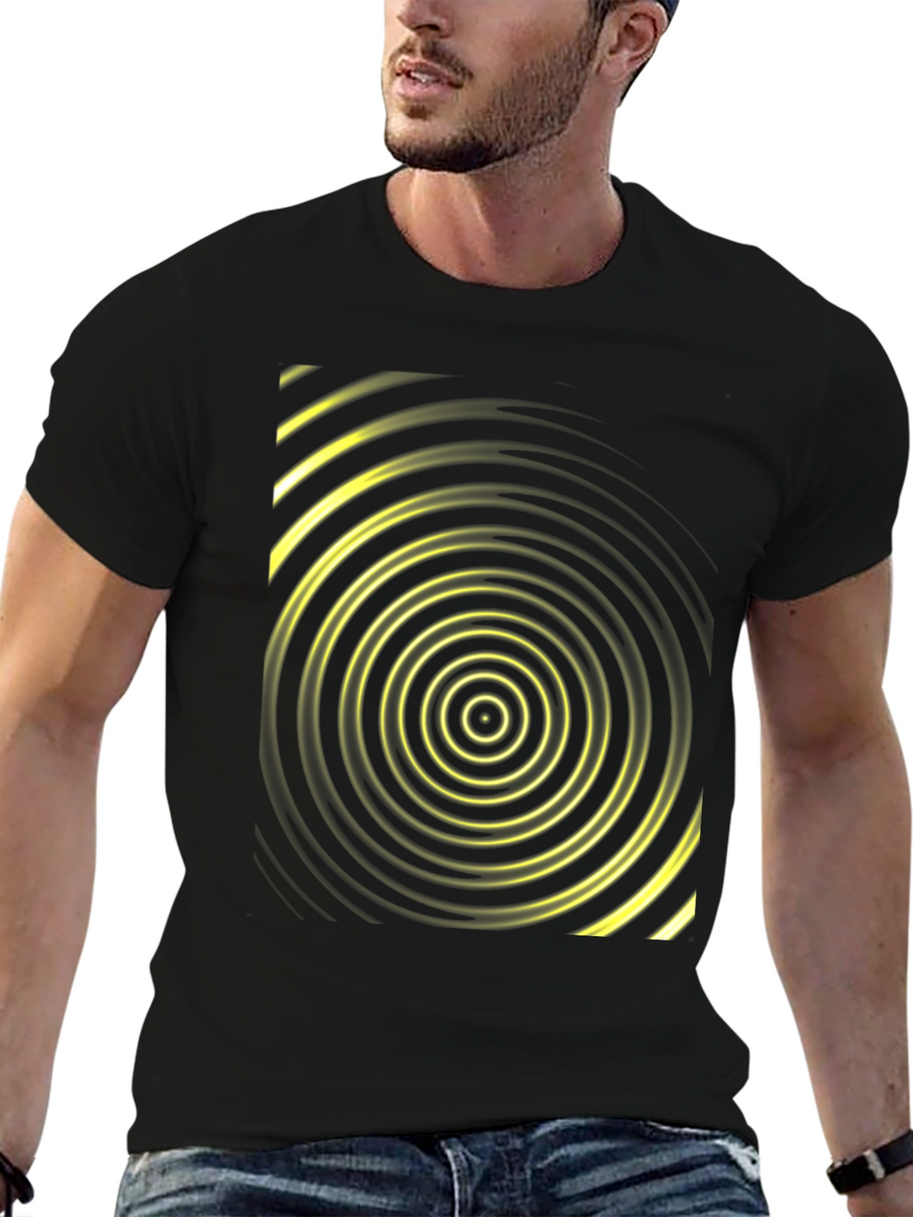 Hypnotic Circle Graphic Tee