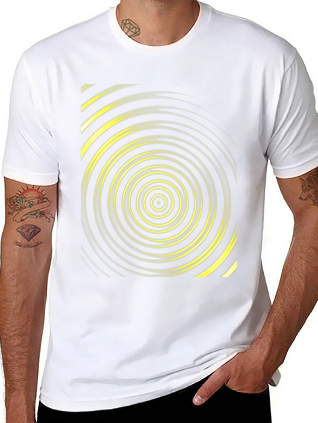 Hypnotic Circle Graphic Tee