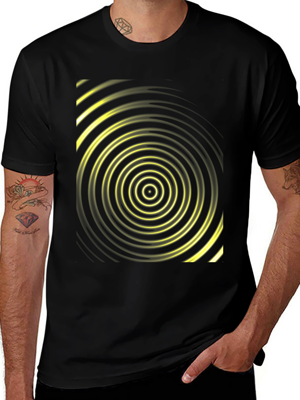 Hypnotic Circle Graphic Tee