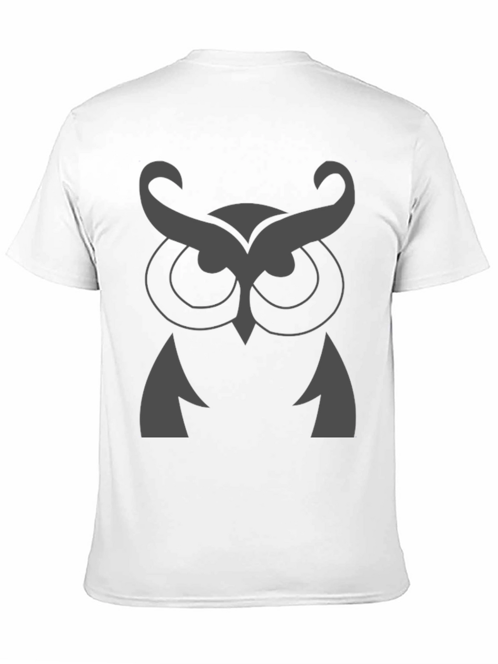 Owl Graphic Print Crew Neck T-Shirt