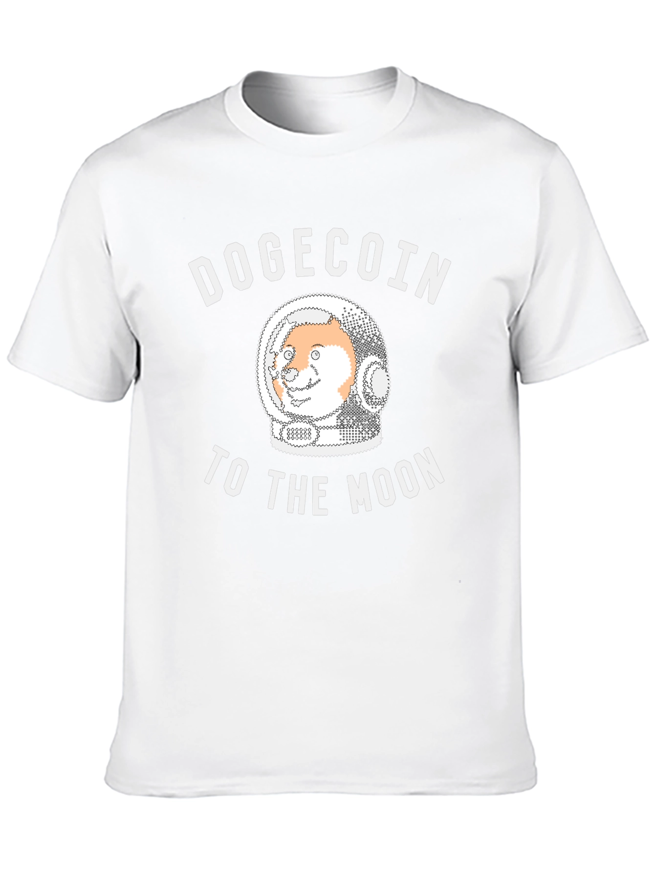 Dogecoin To The Moon Black T-Shirt