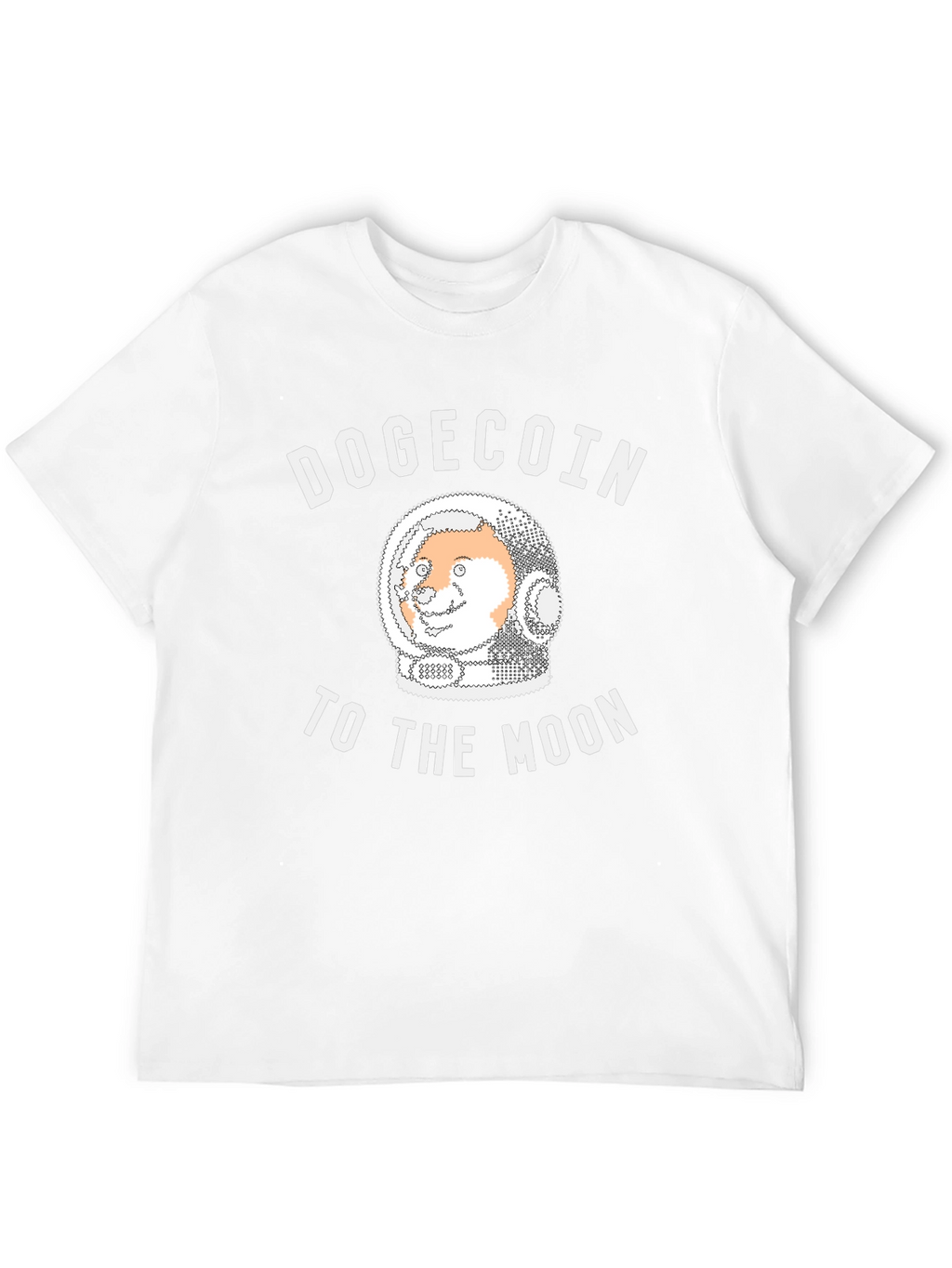 Dogecoin To The Moon Black T-Shirt