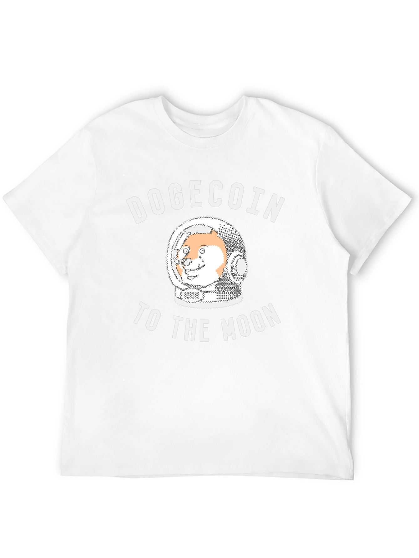 Dogecoin To The Moon Black T-Shirt