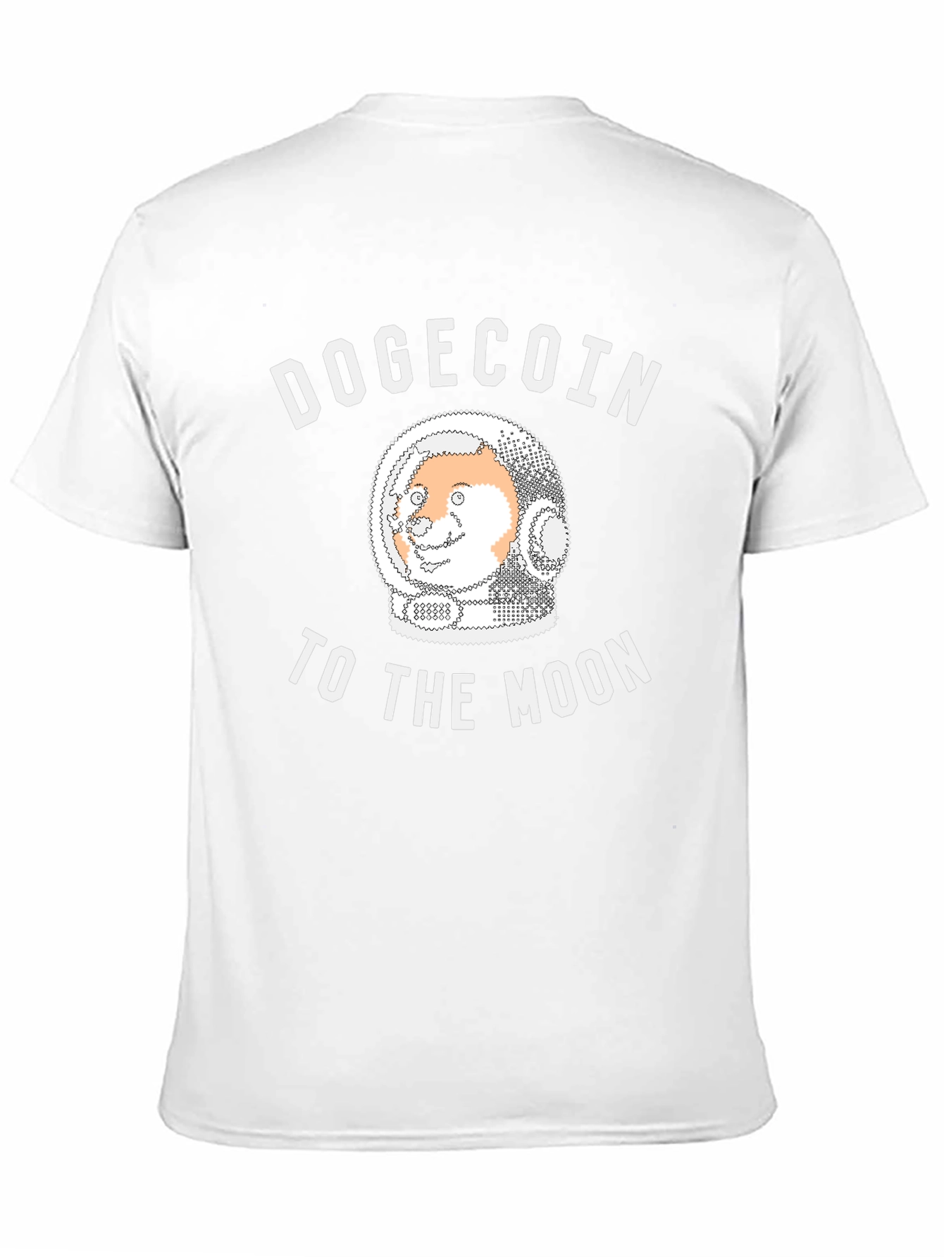 Dogecoin To The Moon Black T-Shirt