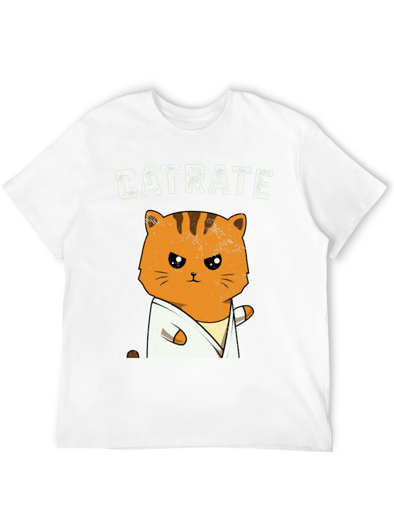 Catrate Karate Cat Graphic T-Shirt