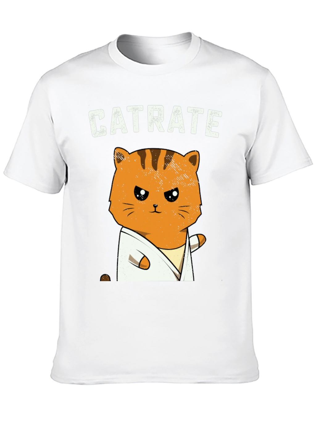 Catrate Karate Cat Graphic T-Shirt