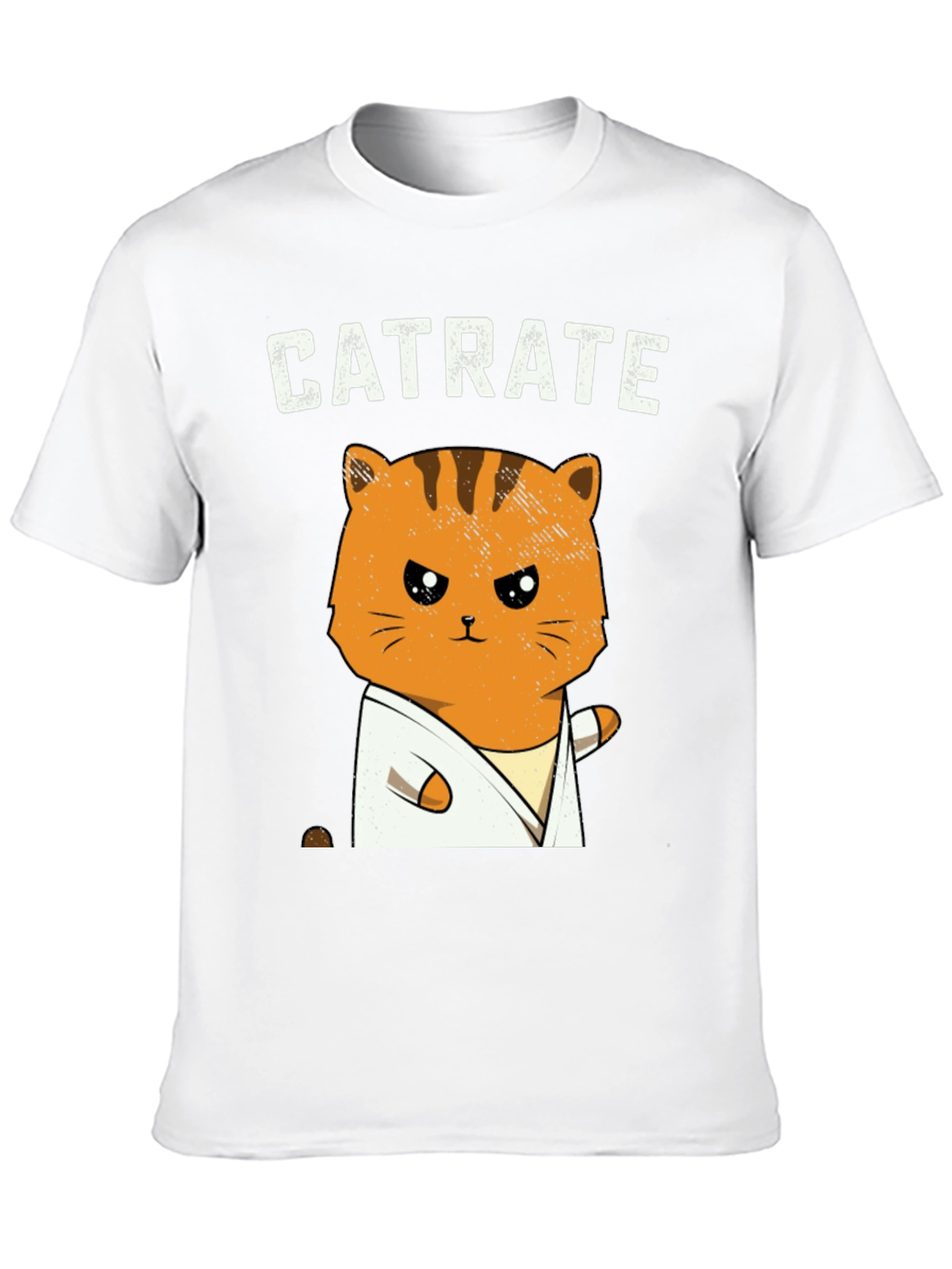 Catrate Karate Cat Graphic T-Shirt