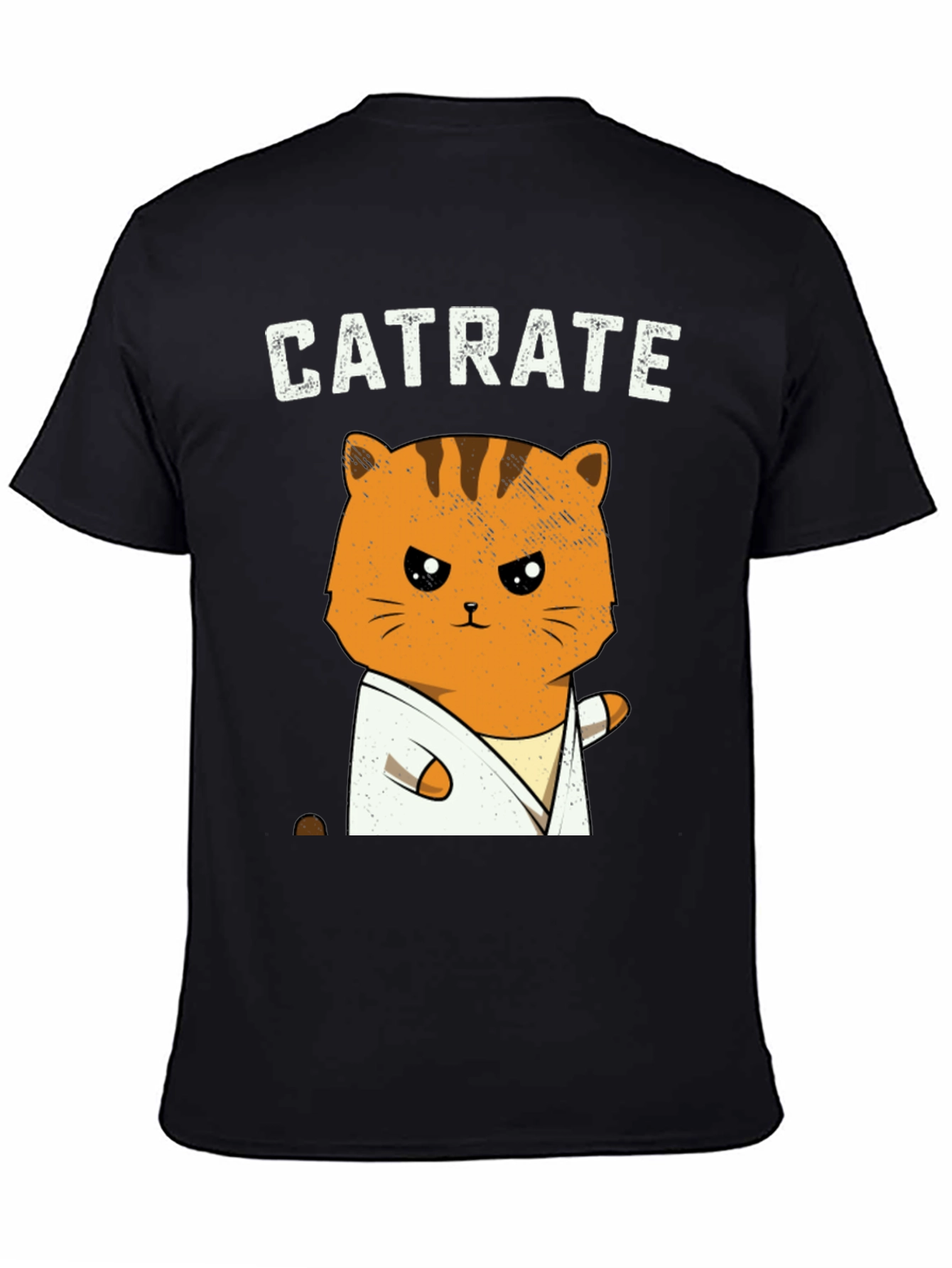 Catrate Karate Cat Graphic T-Shirt
