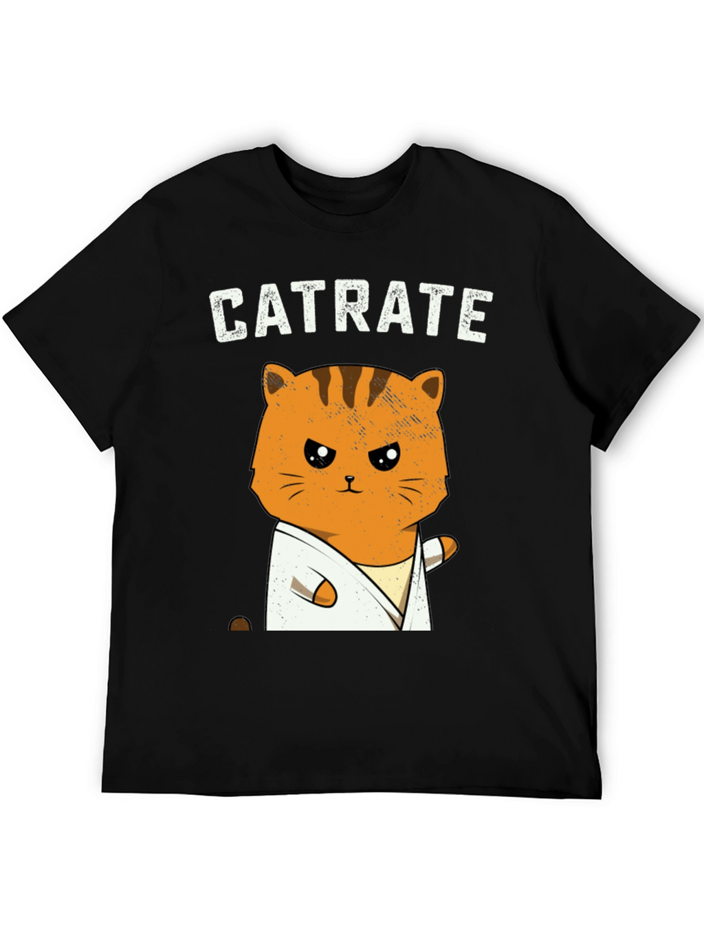 Catrate Karate Cat Graphic T-Shirt