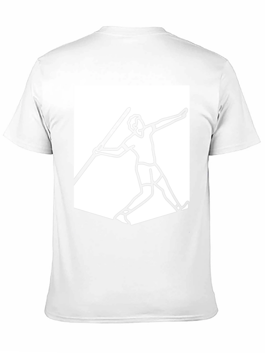 Javelin Thrower Graphic Tee - Black