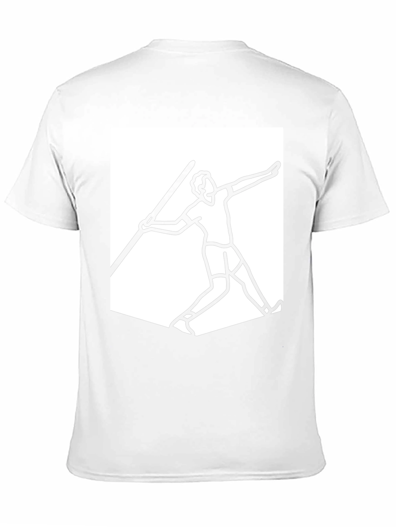 Javelin Thrower Graphic Tee - Black