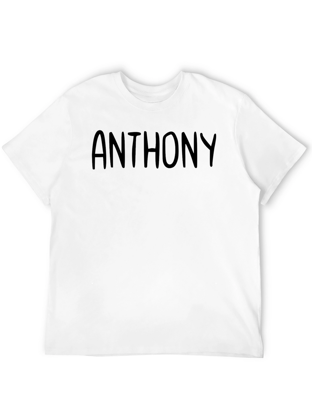Anthony Black Custom Name T-Shirt