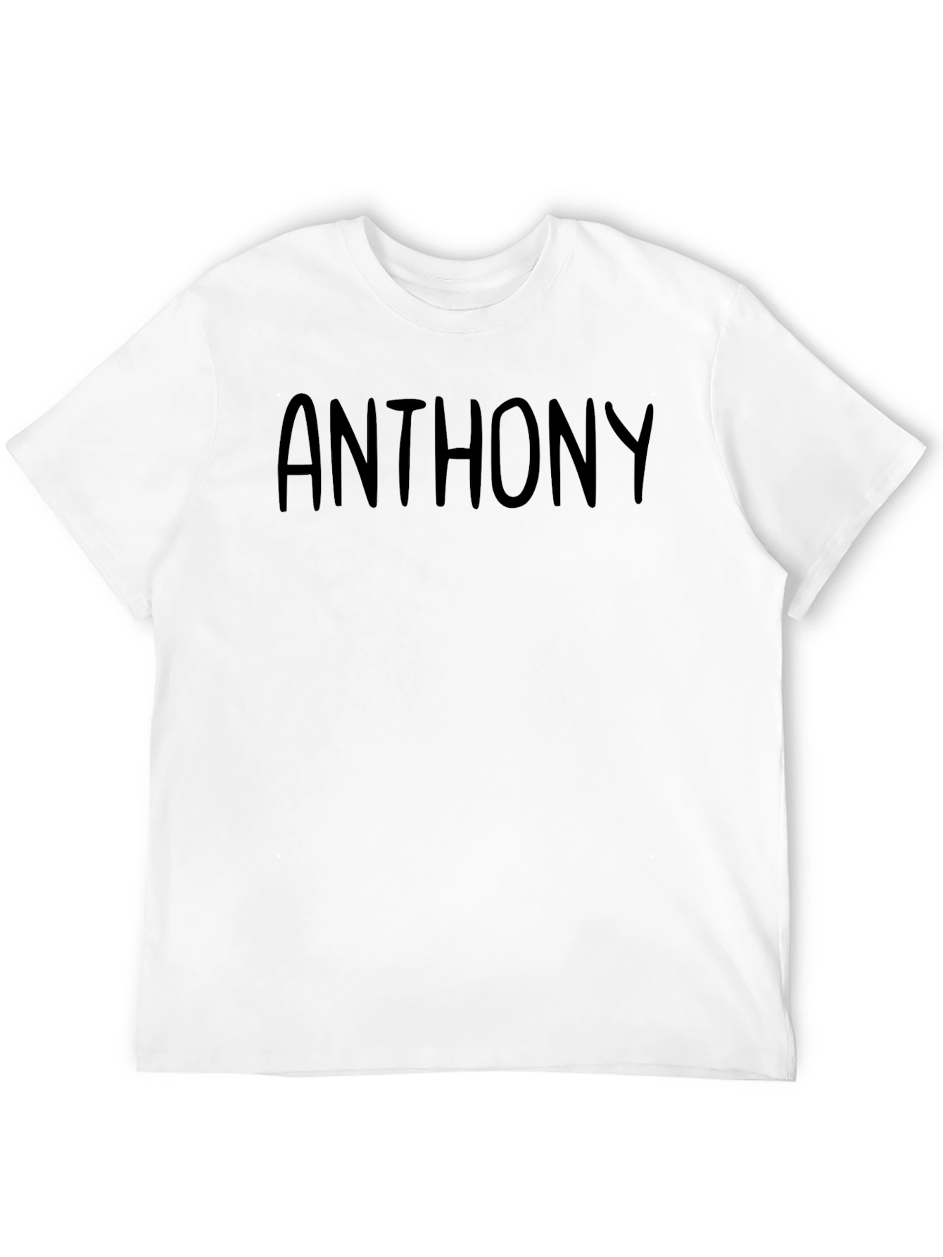 Anthony Black Custom Name T-Shirt
