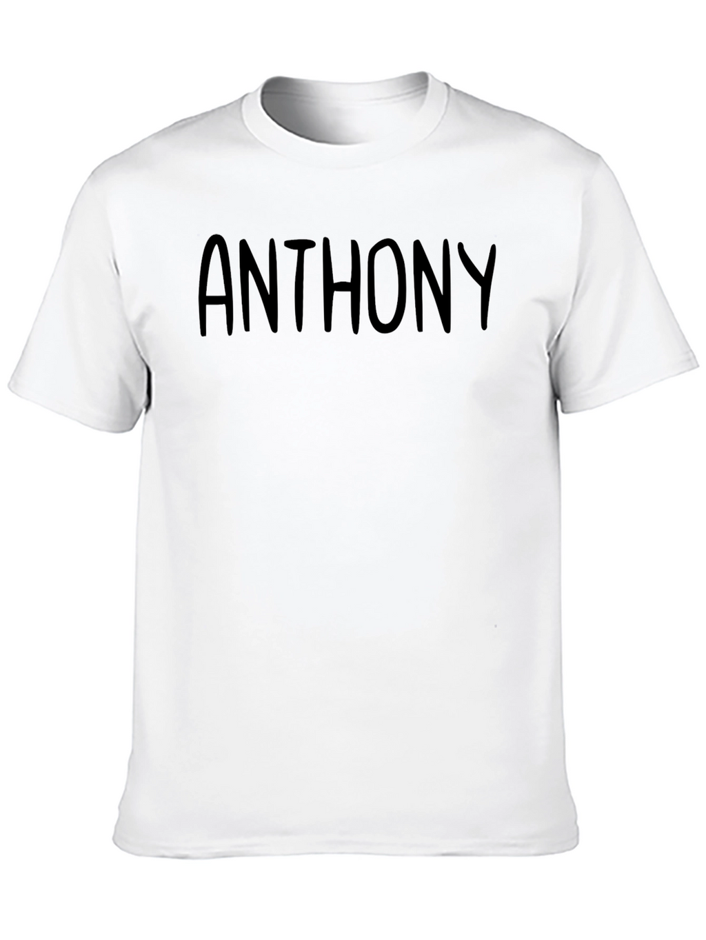 Anthony Black Custom Name T-Shirt