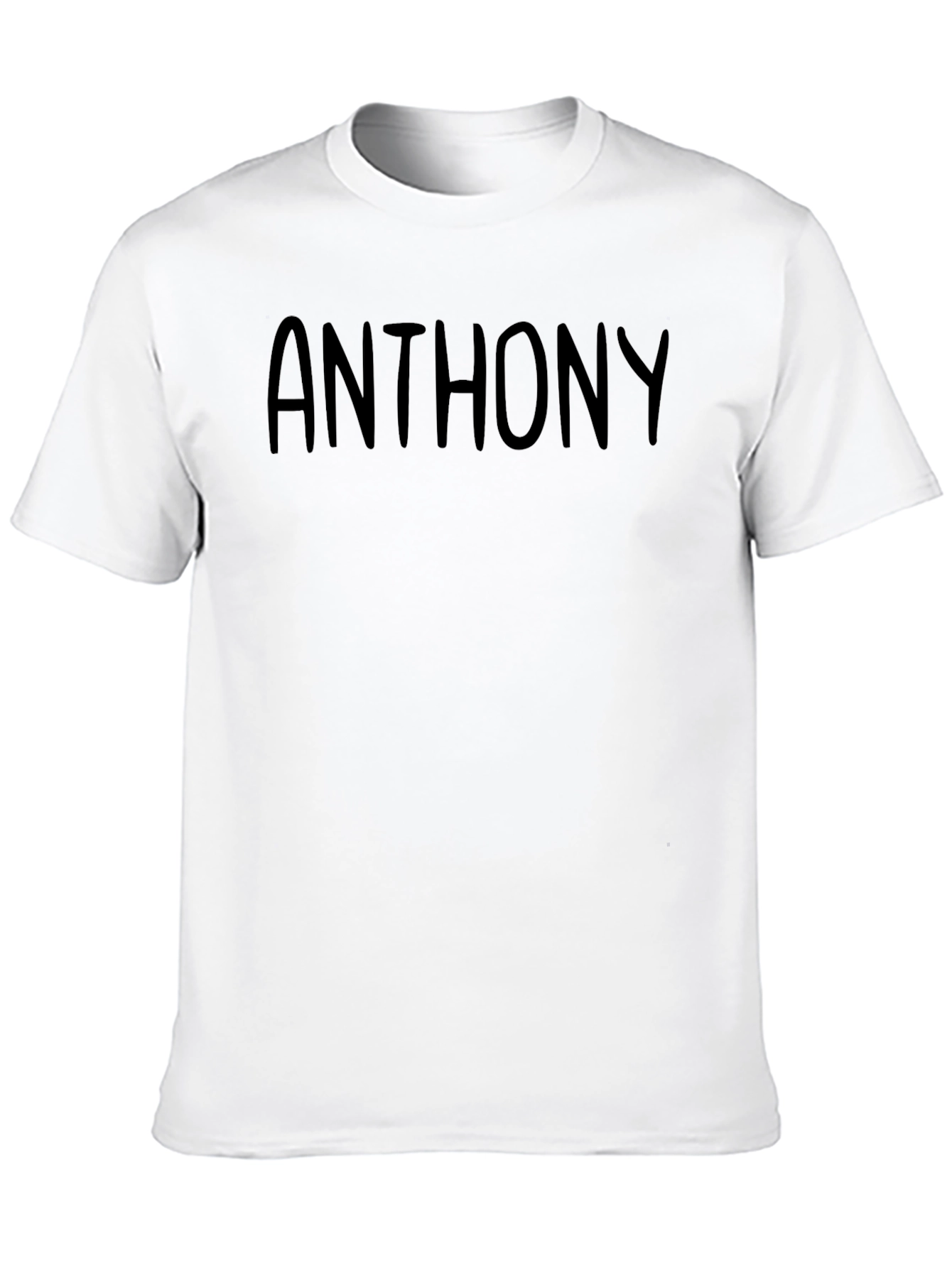 Anthony Black Custom Name T-Shirt