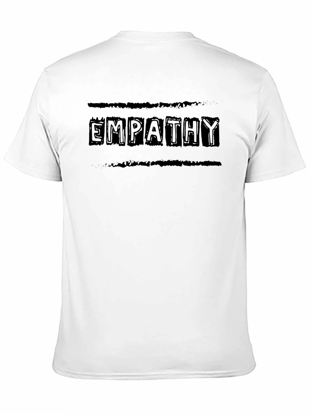 Empathy Graphic Tee - Soft Black Cotton T-Shirt