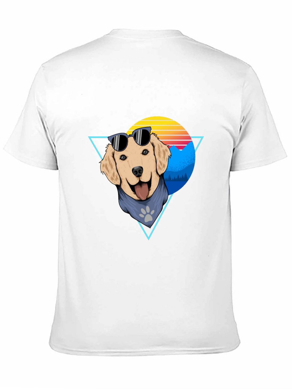 Cool Dog Graphic Tee - Retro Style