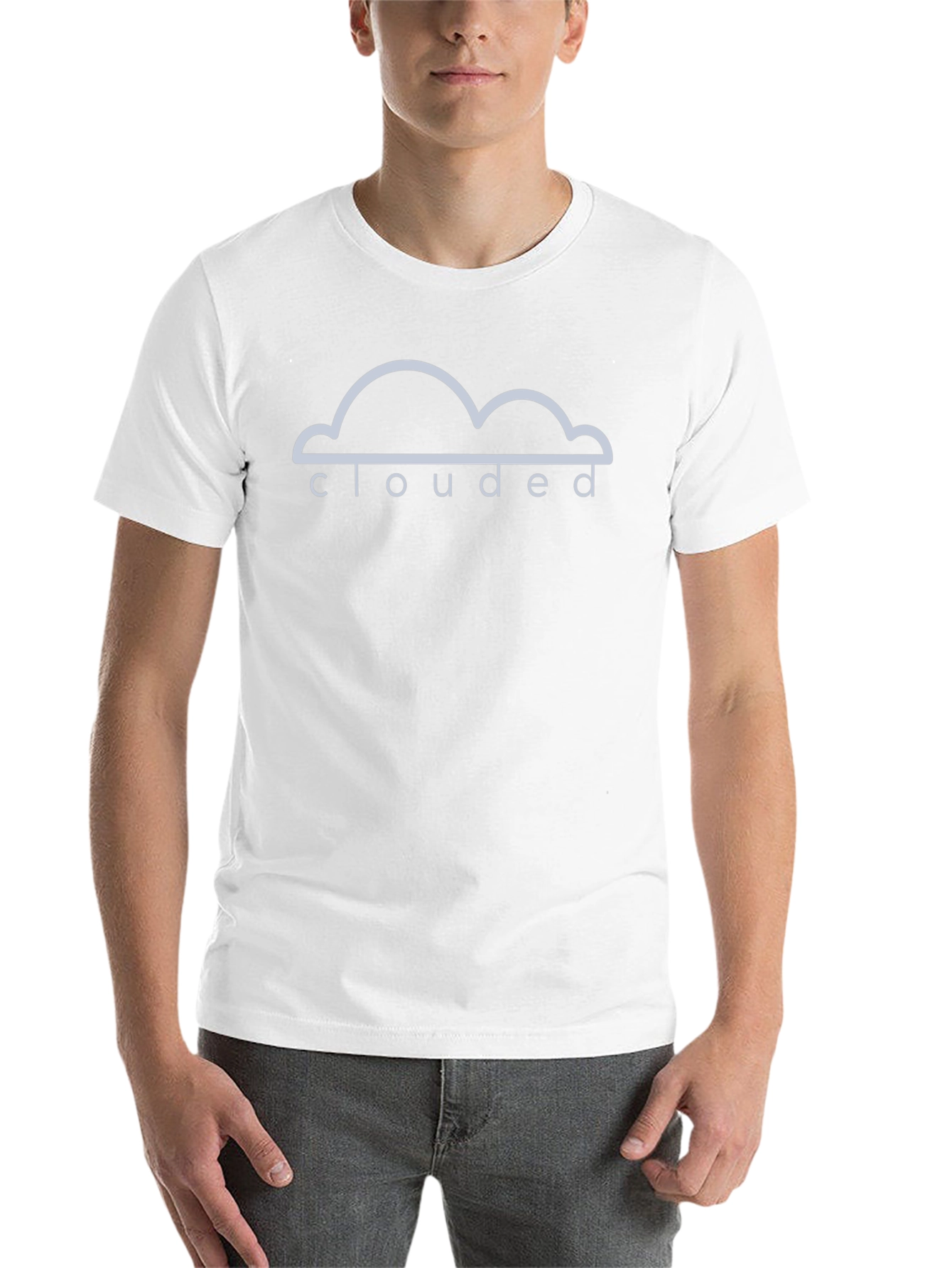 Clouded Graphic Tee - Modern Black T-Shirt