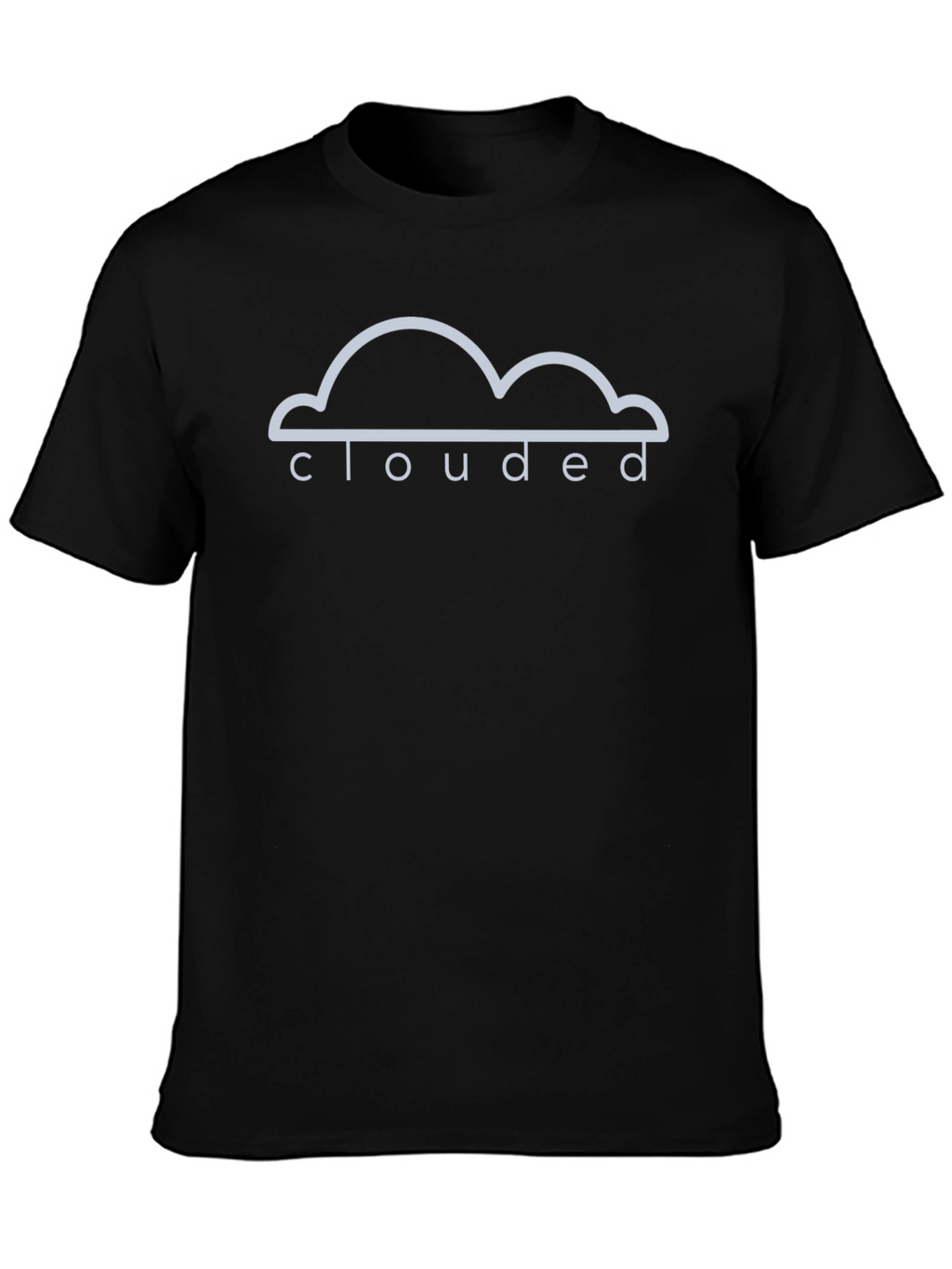 Clouded Graphic Tee - Modern Black T-Shirt