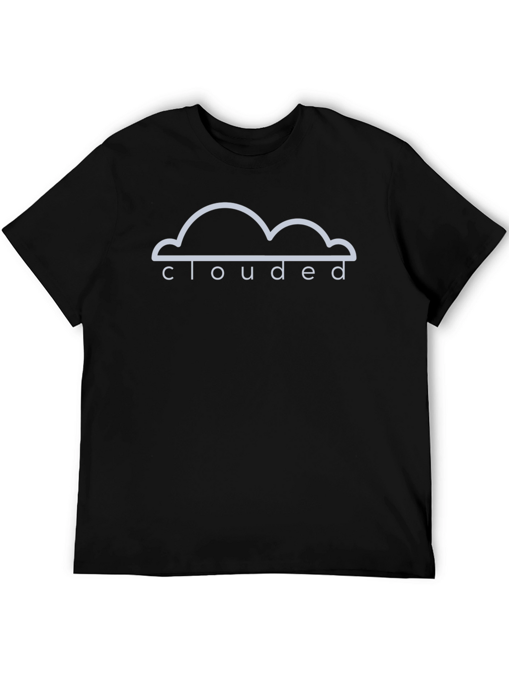 Clouded Graphic Tee - Modern Black T-Shirt