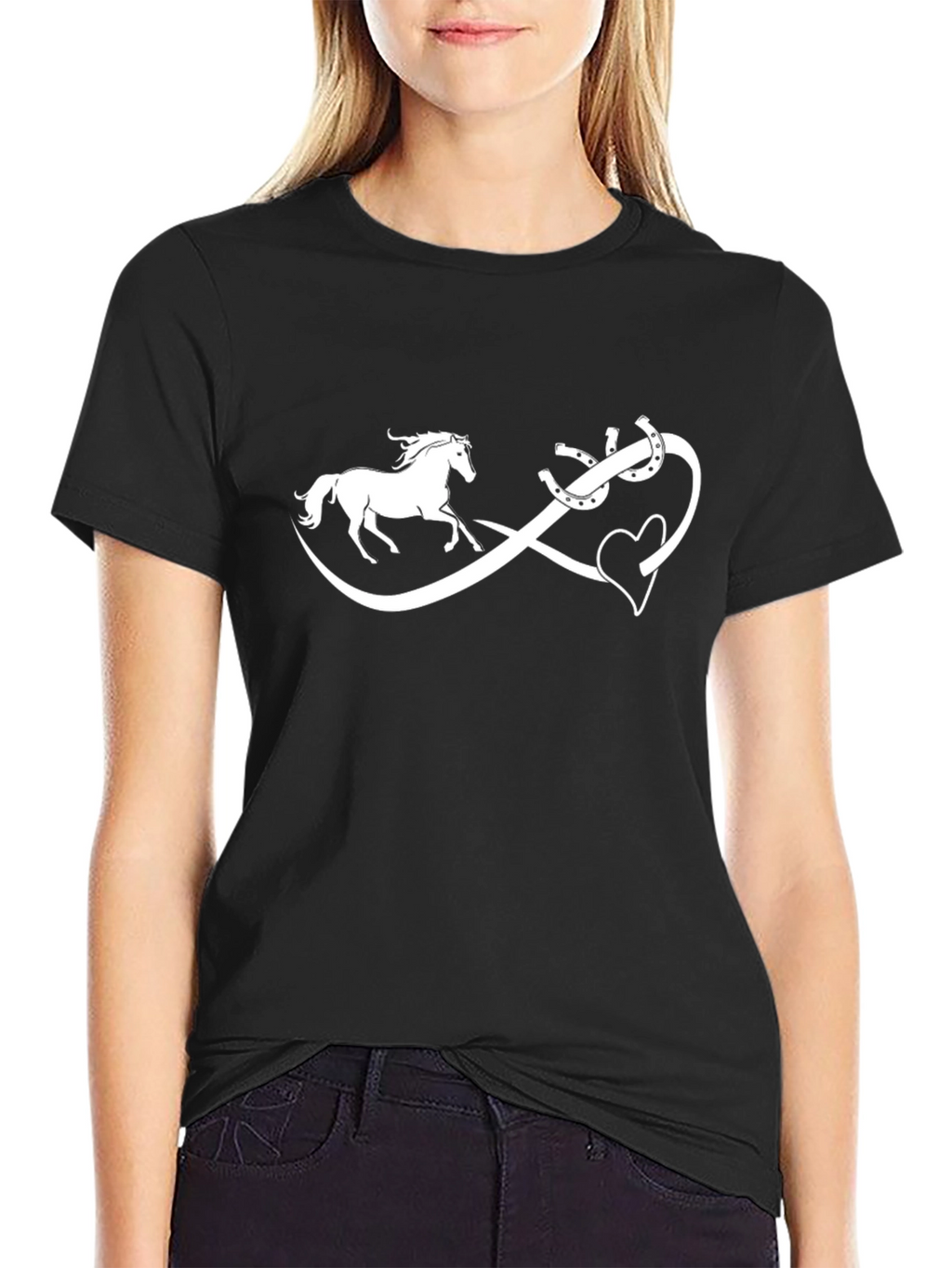 Horse & Horseshoe Infinity Love Graphic Tee