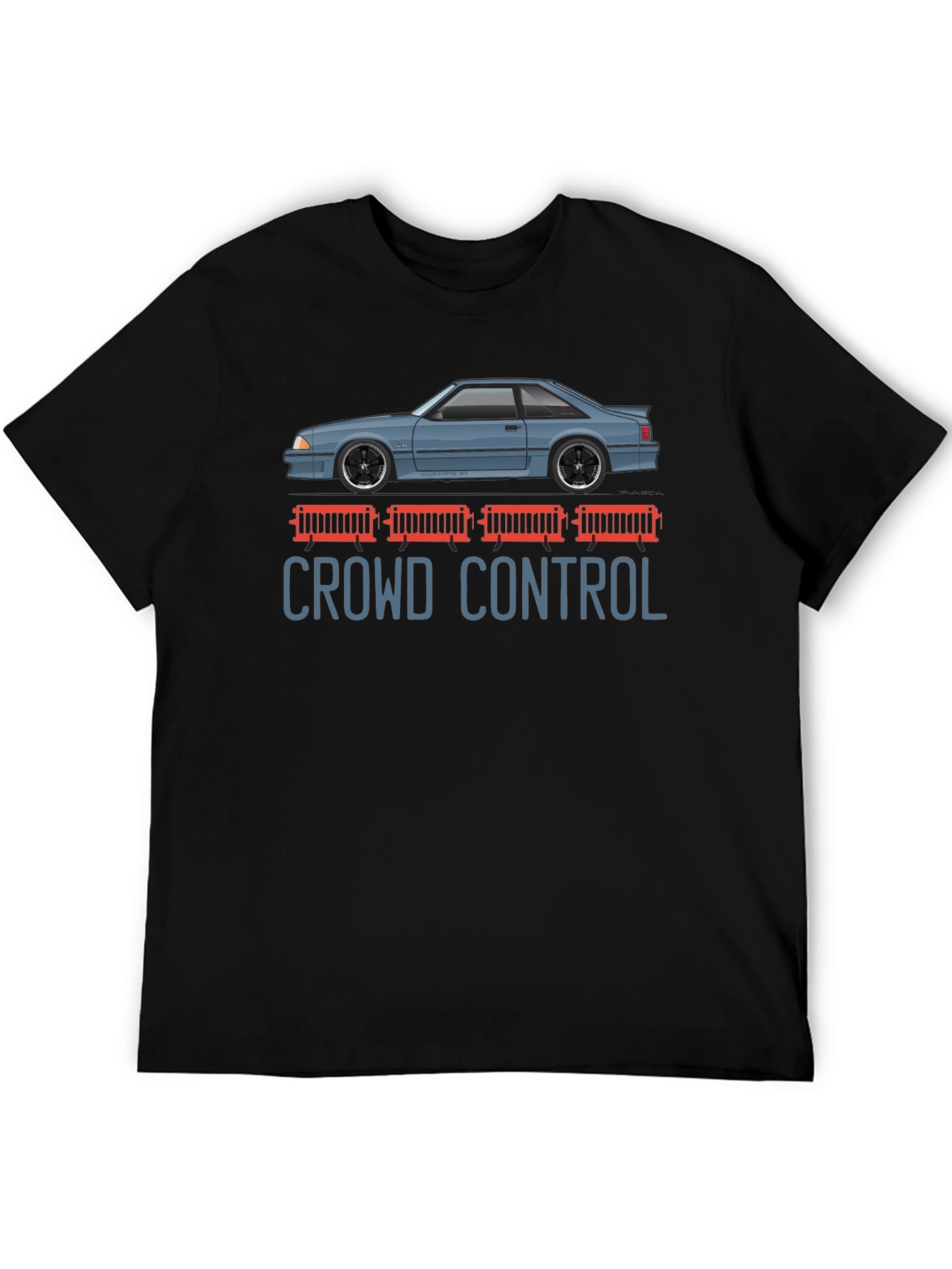 Crowd Control Fox Body Mustang T-Shirt