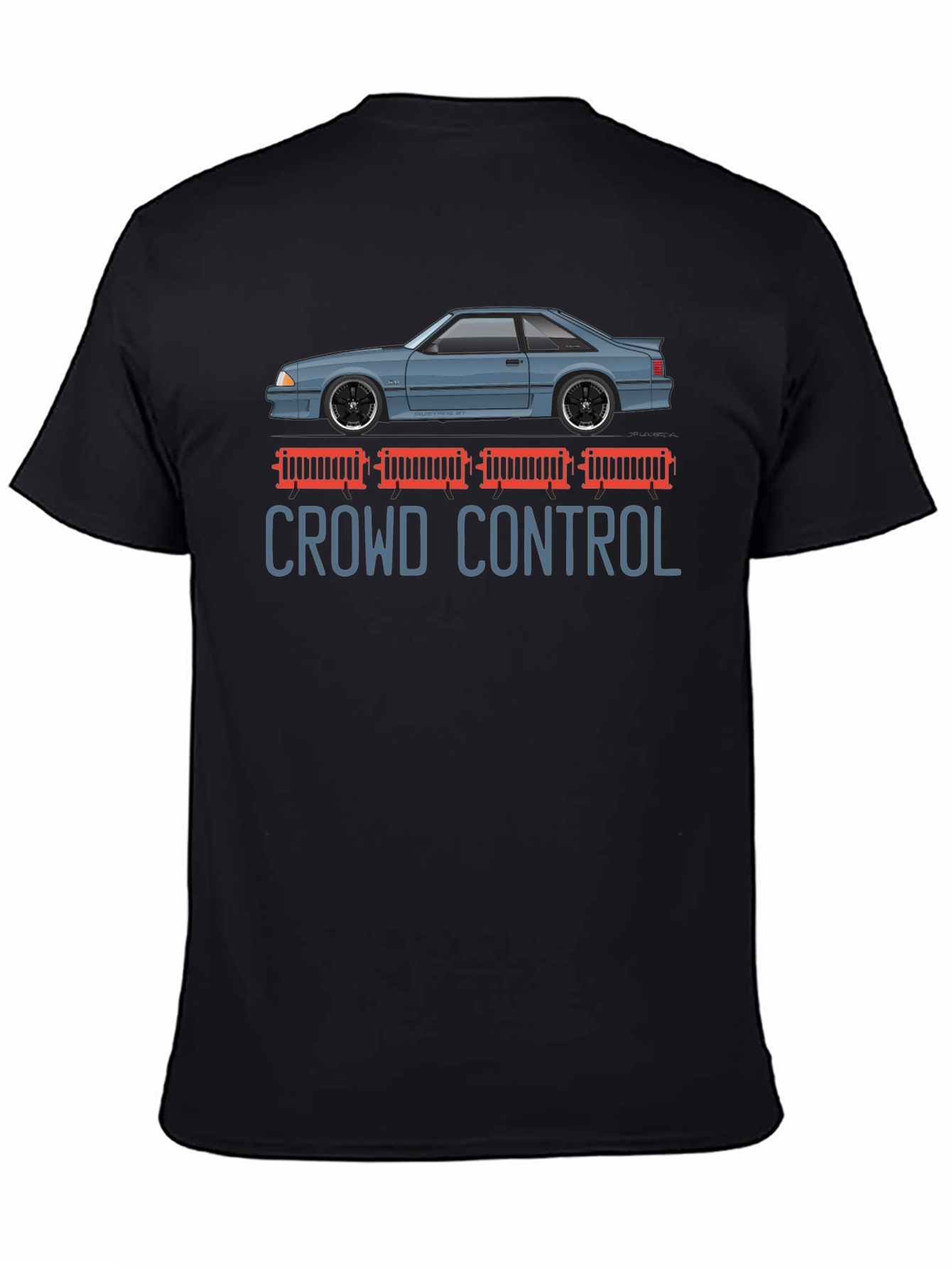 Crowd Control Fox Body Mustang T-Shirt