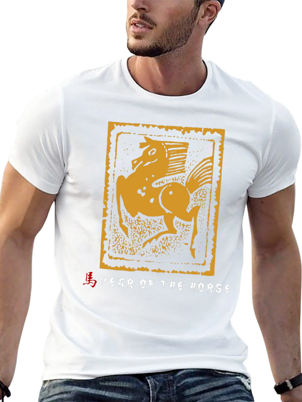 Year of the Horse Graphic Tee - Black