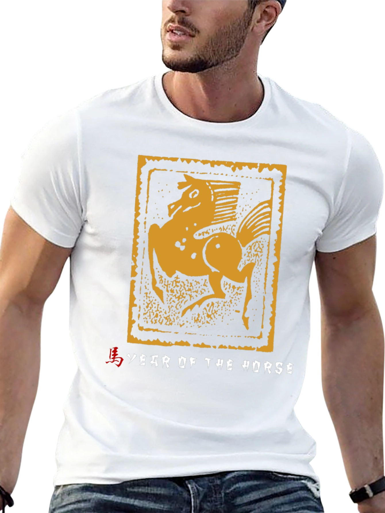 Year of the Horse Graphic Tee - Black