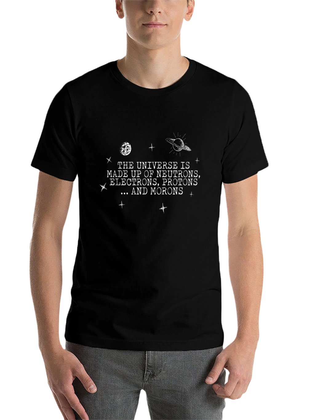 Universe Composition T-Shirt - Nerdy Science Tee