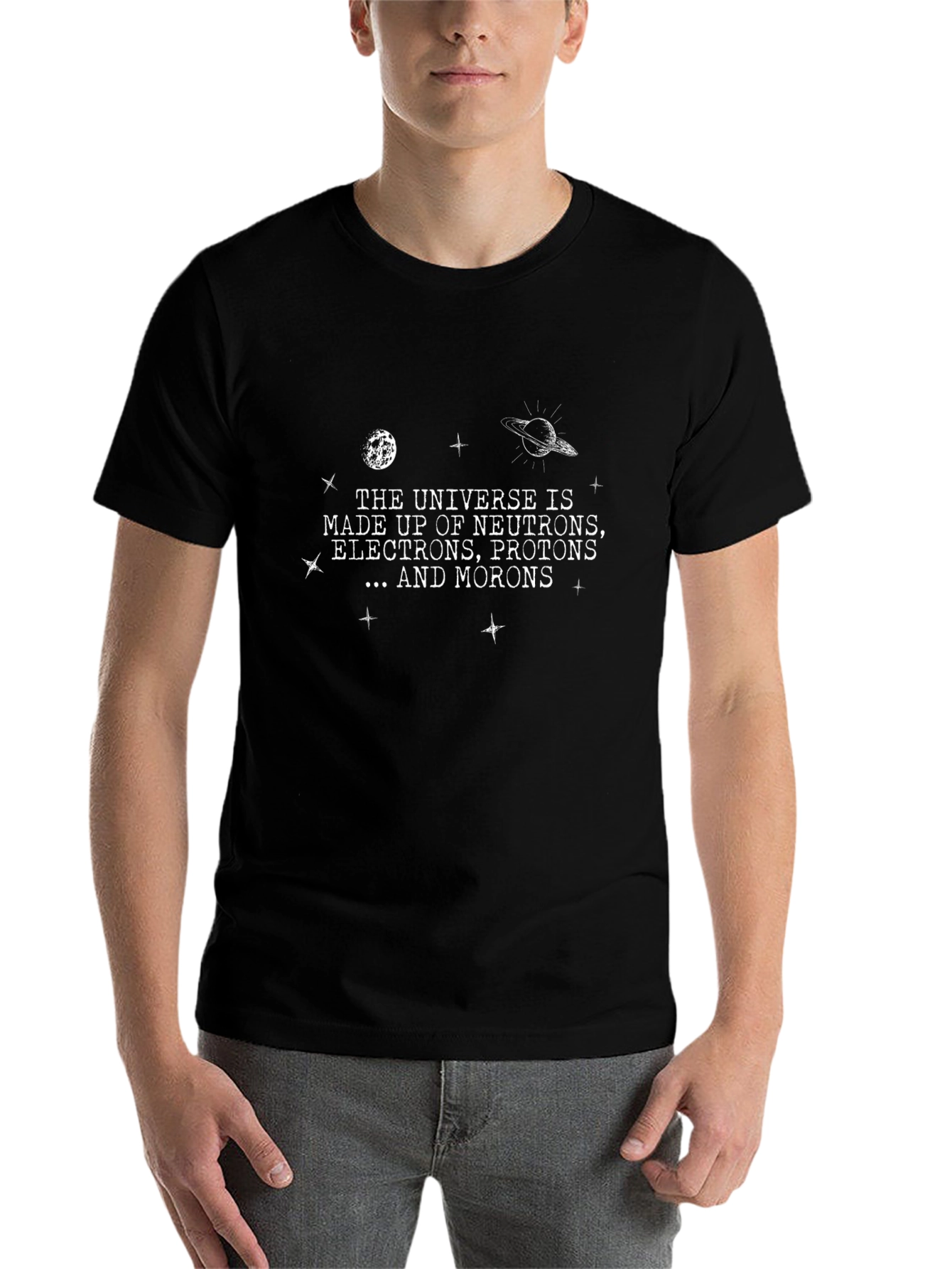 Universe Composition T-Shirt - Nerdy Science Tee