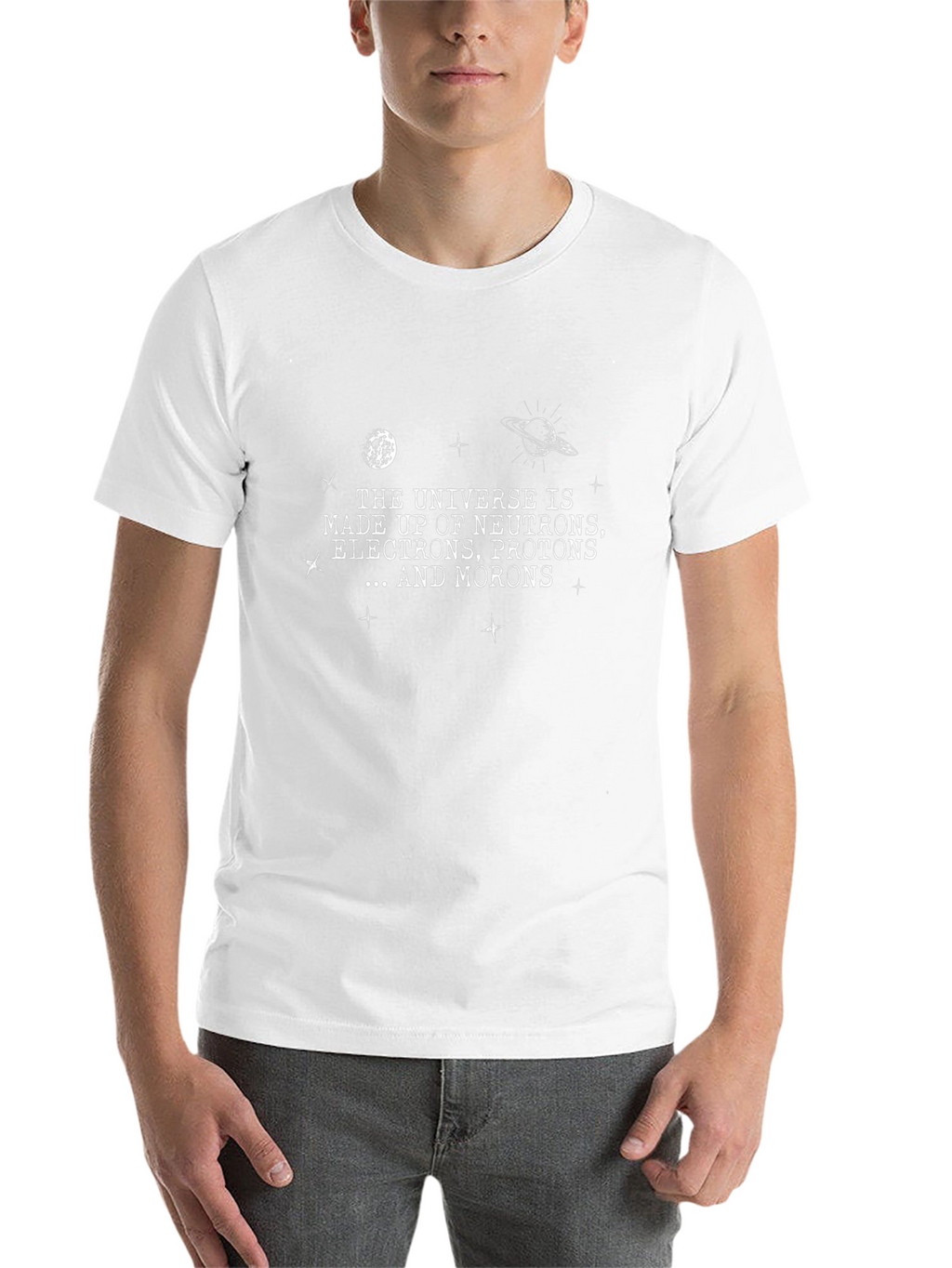 Universe Composition T-Shirt - Nerdy Science Tee